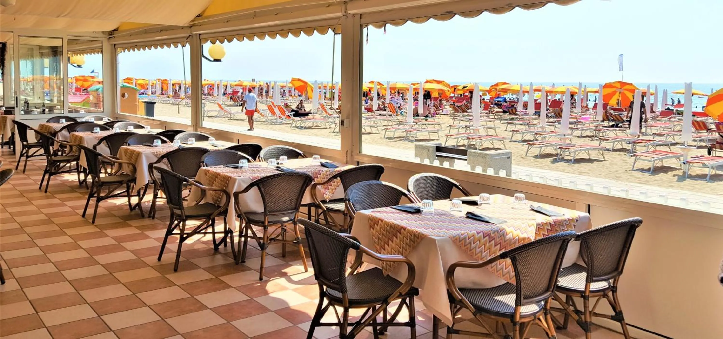 Restaurant/places to eat in Hotel Righetto Fronte Mare