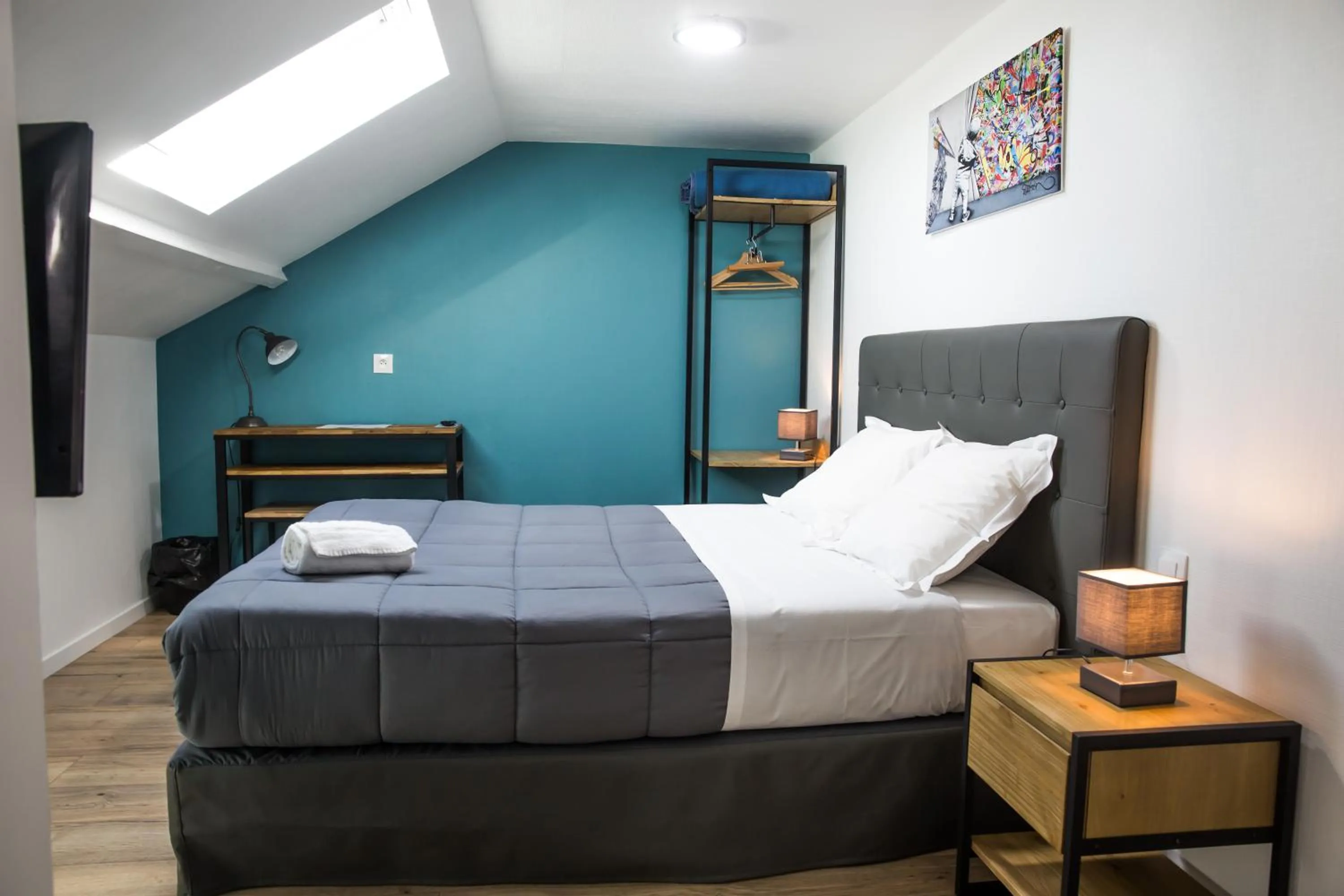 Photo of the whole room, Bed in Hôtel Les Pieux En Cotentin