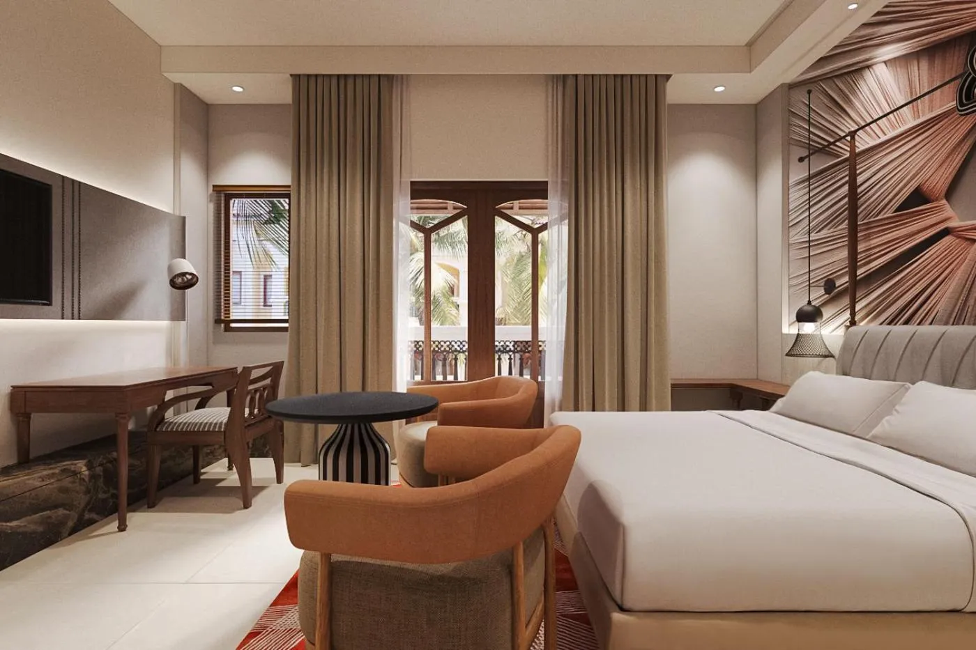 Bedroom, Bed in Country Inn & Suites by Radisson, Goa Candolim