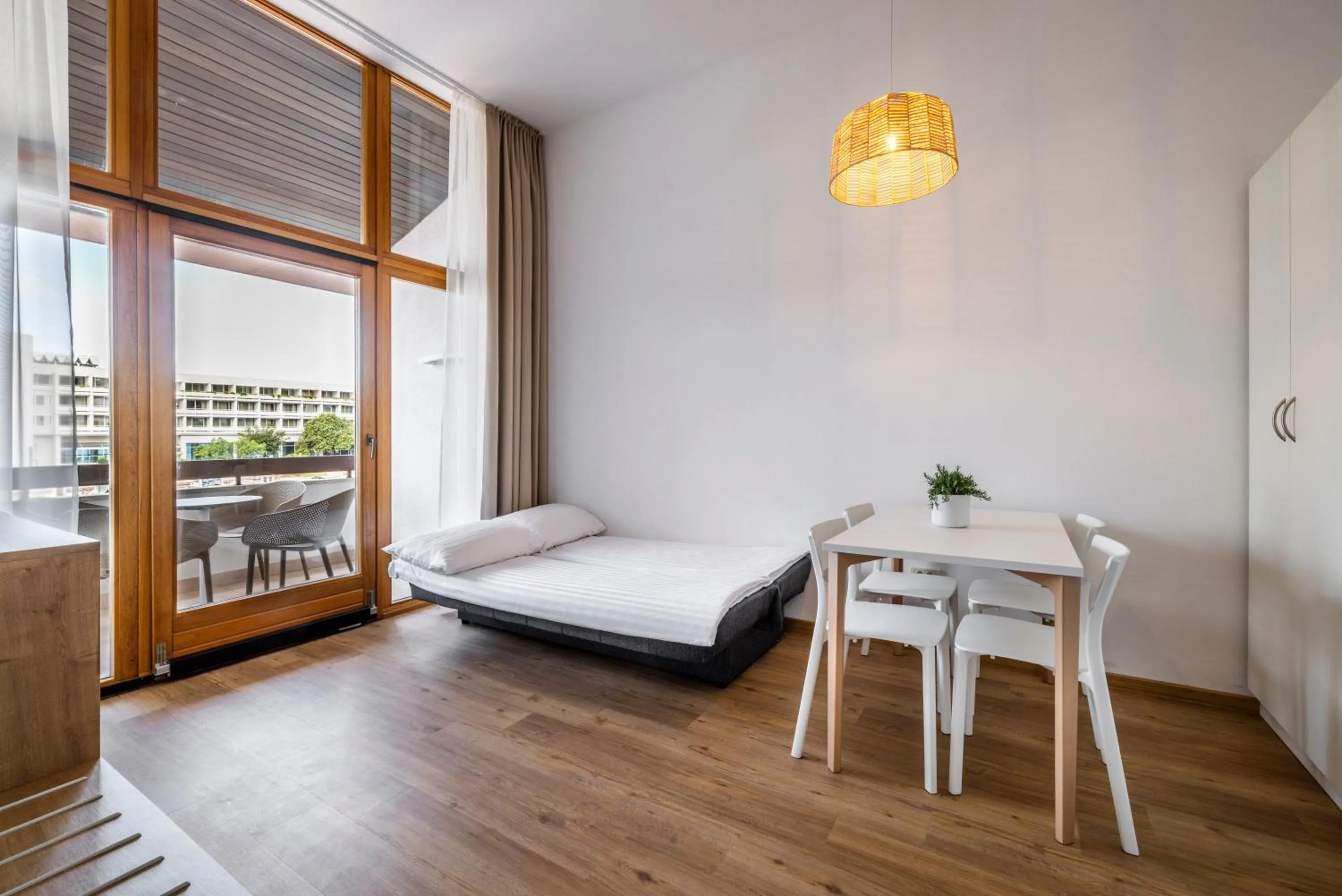 Living room, Bed in Apartments Vila Barka