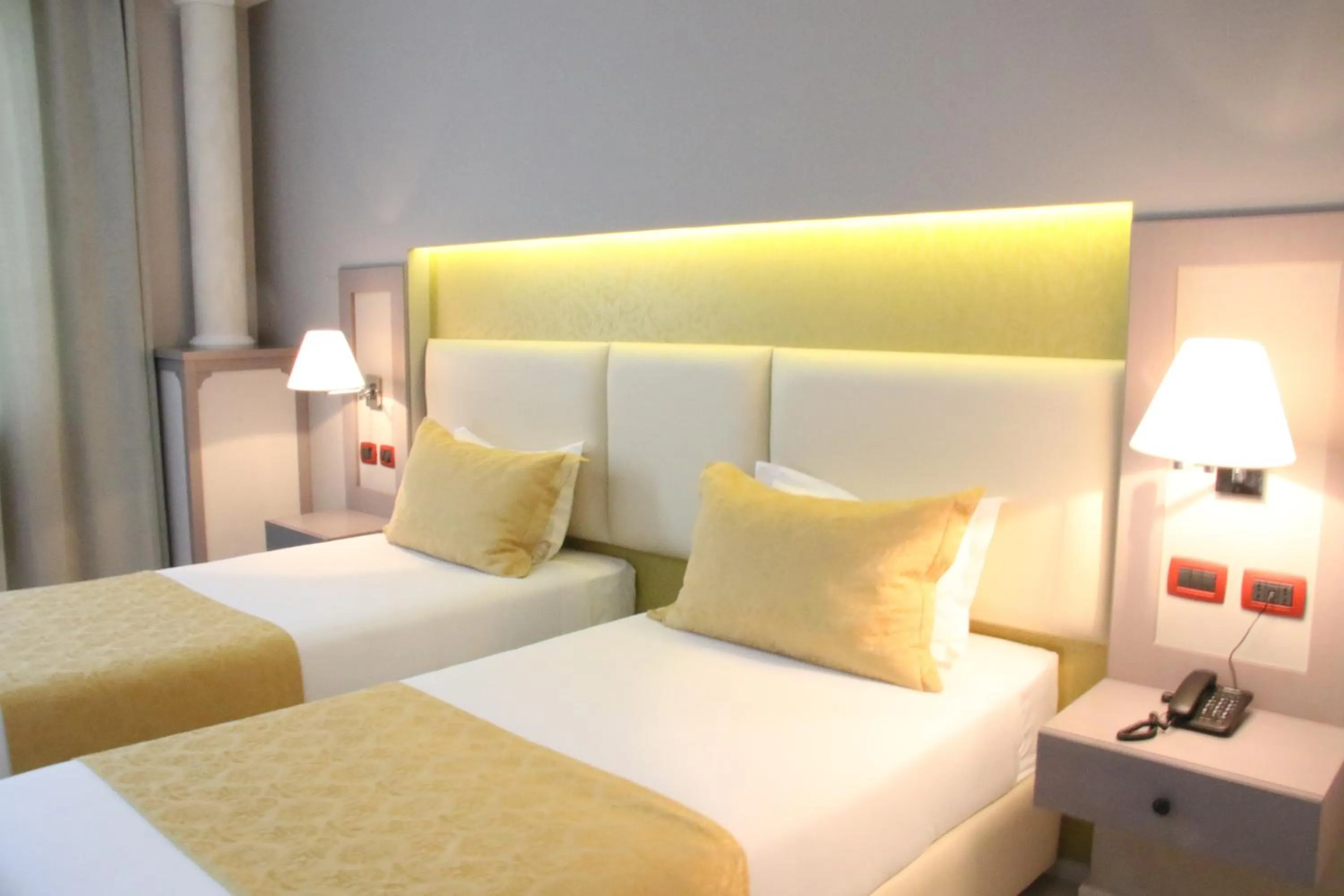 Bed in Te Stela Resort & SPA