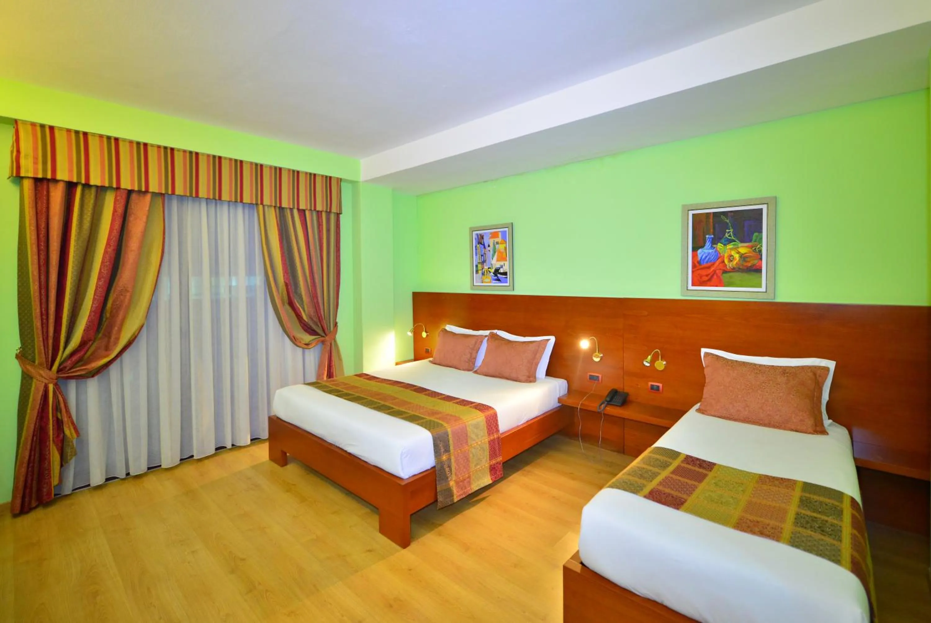 Bed in Te Stela Resort & SPA