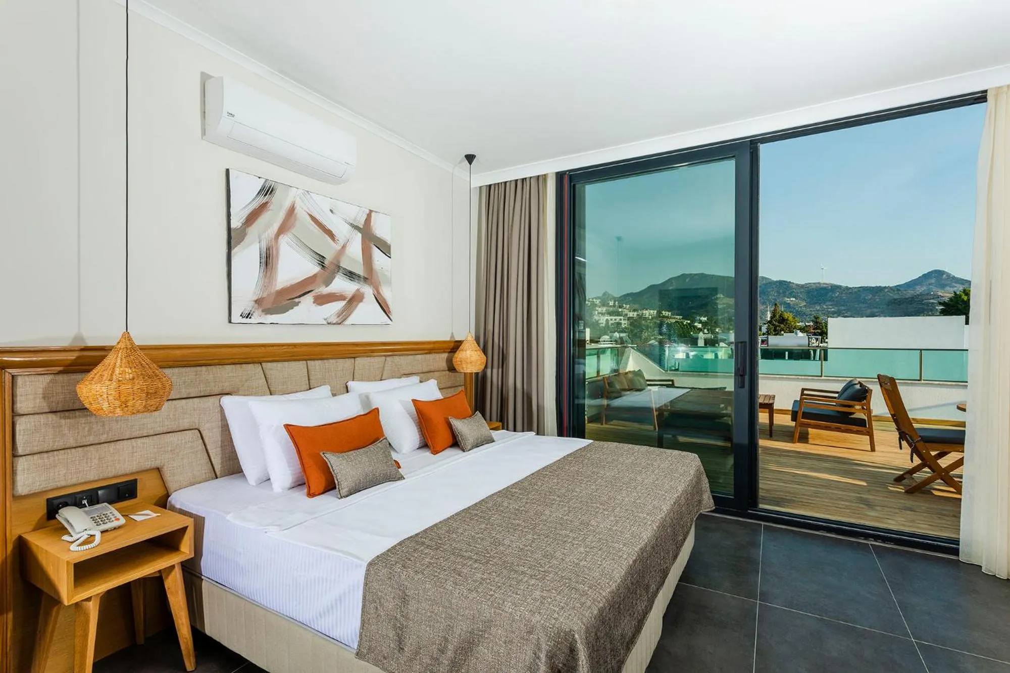 Bedroom in Yalıpark Beach Hotel