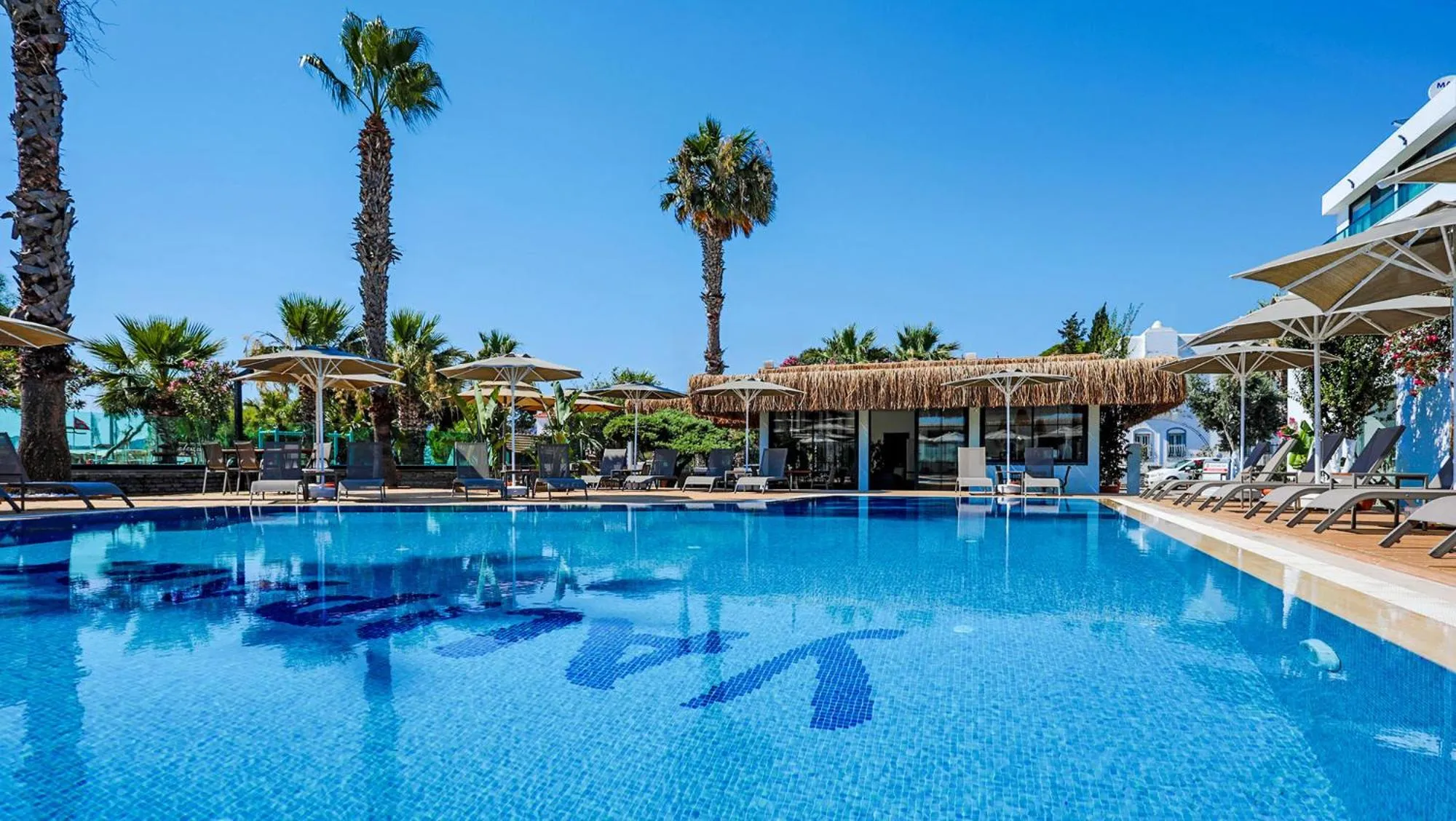 Swimming pool in Yalıpark Beach Hotel