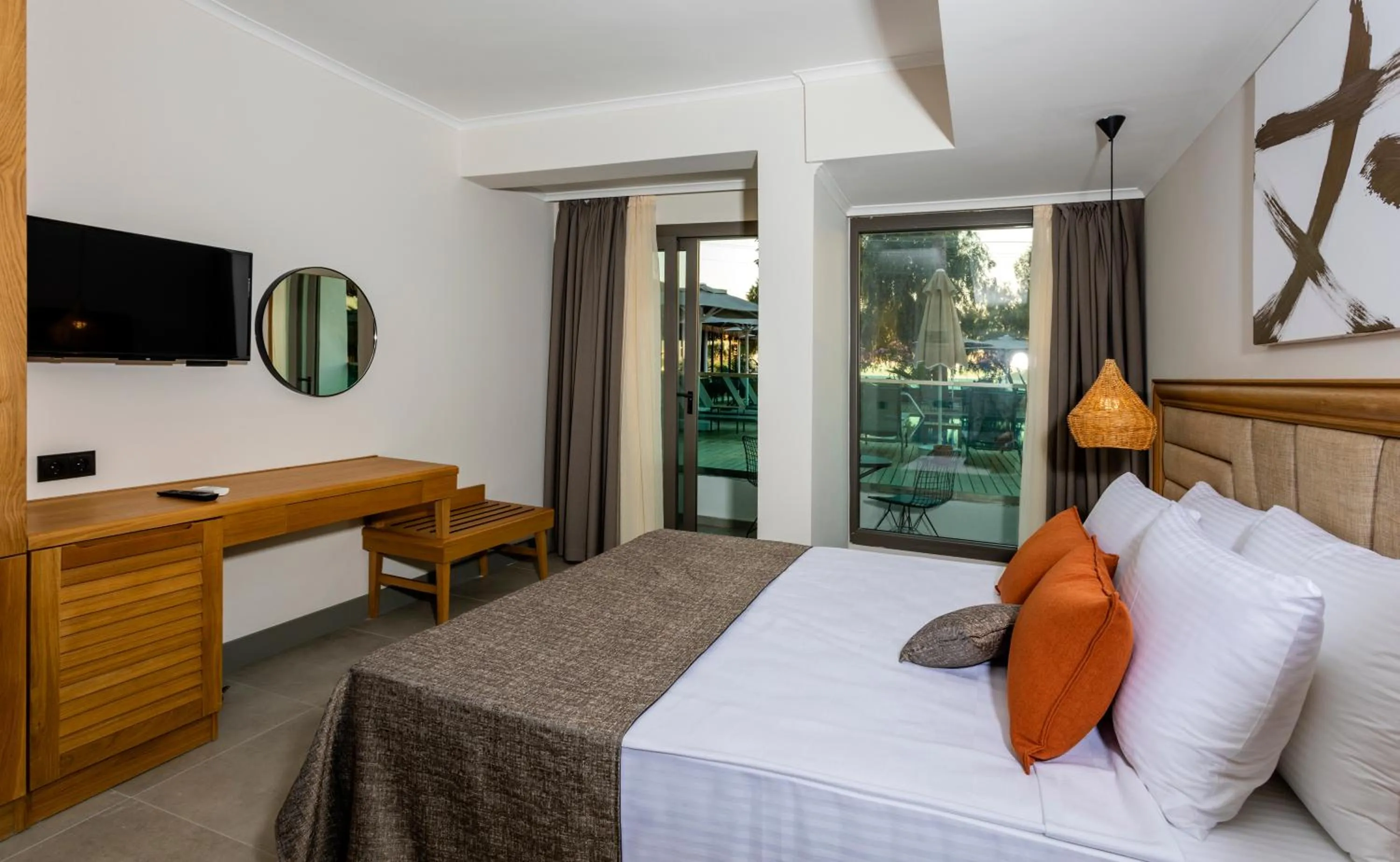 Bed in Yalıpark Beach Hotel