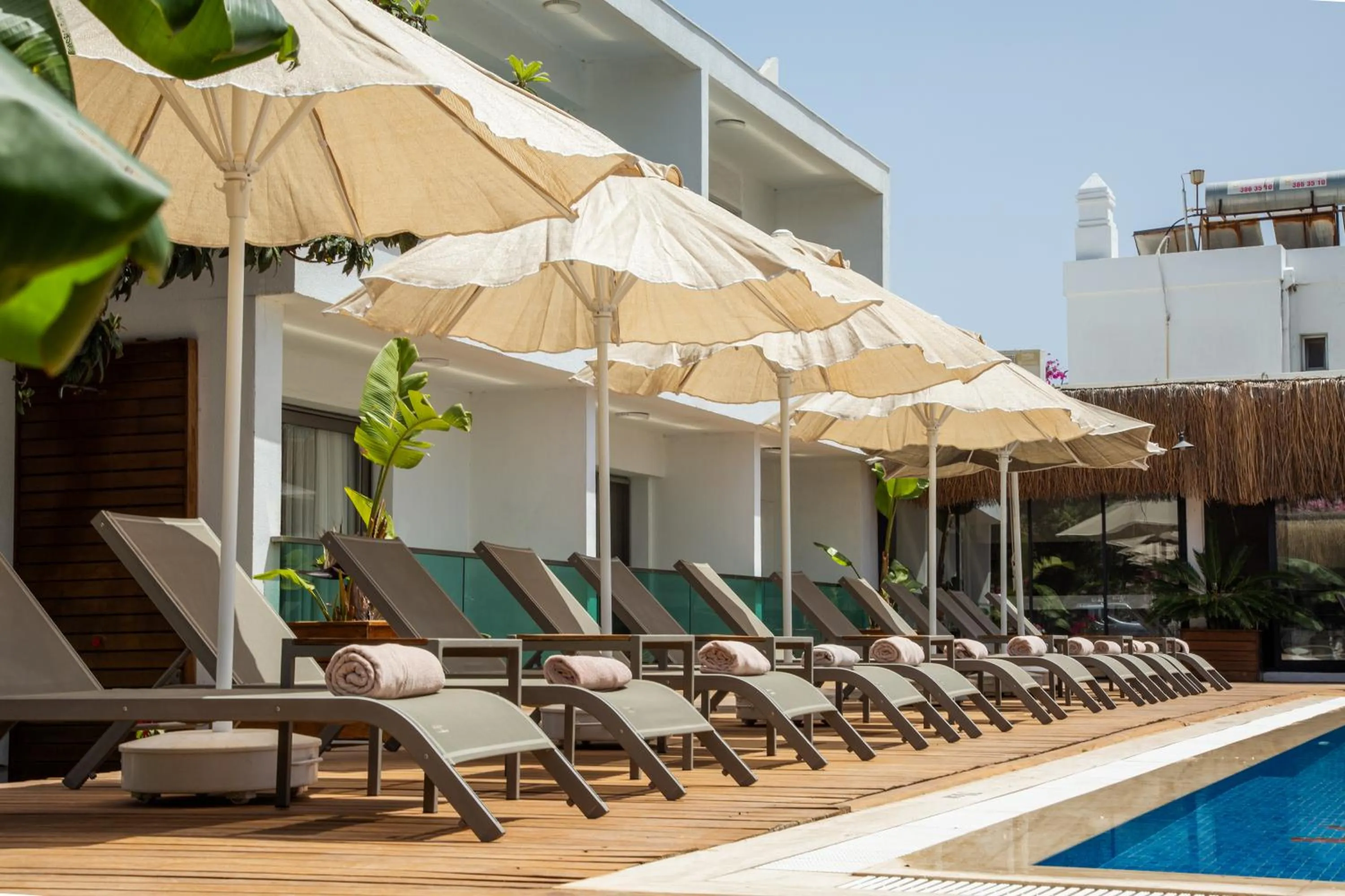 Pool view in Yalıpark Beach Hotel