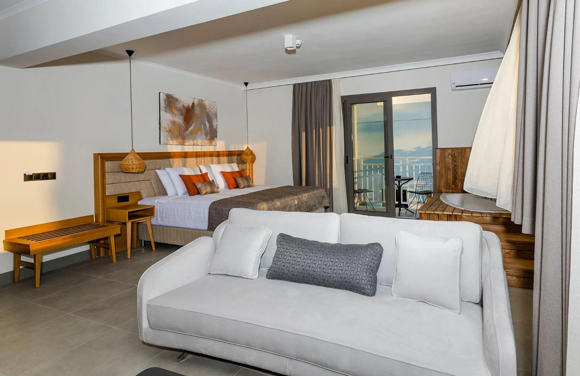 Bedroom in Yalıpark Beach Hotel