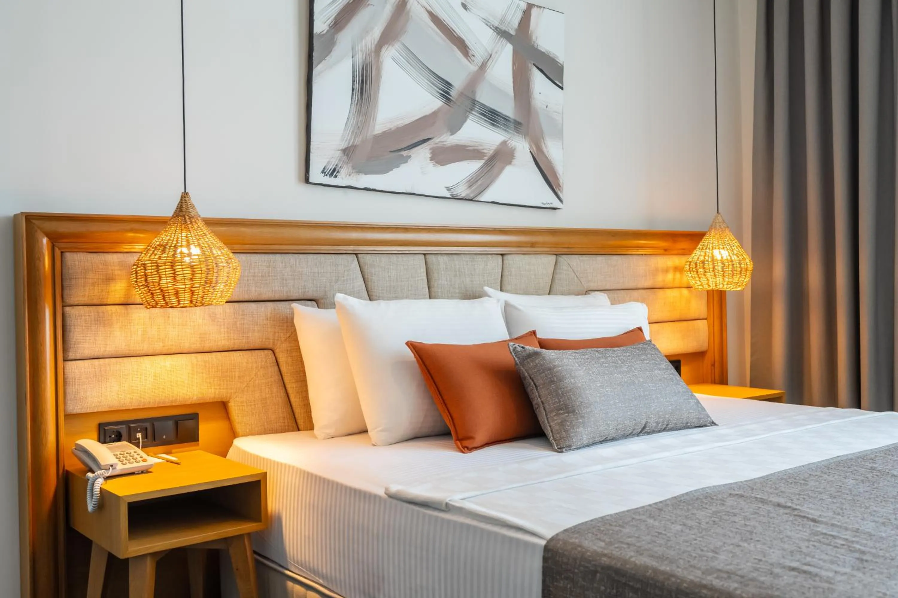 Bedroom in Yalıpark Beach Hotel