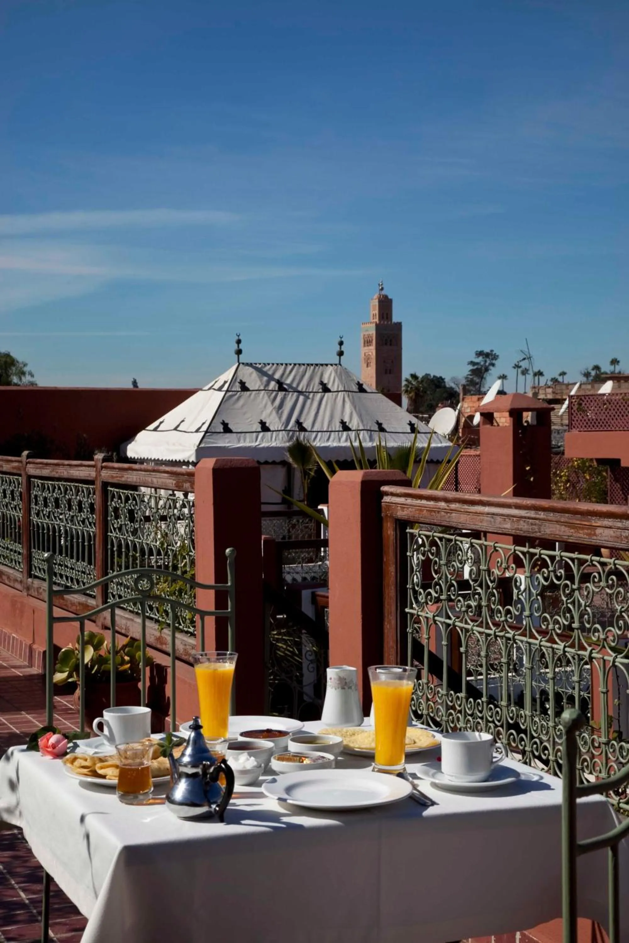 Balcony/Terrace in Riad Les Bougainvilliers