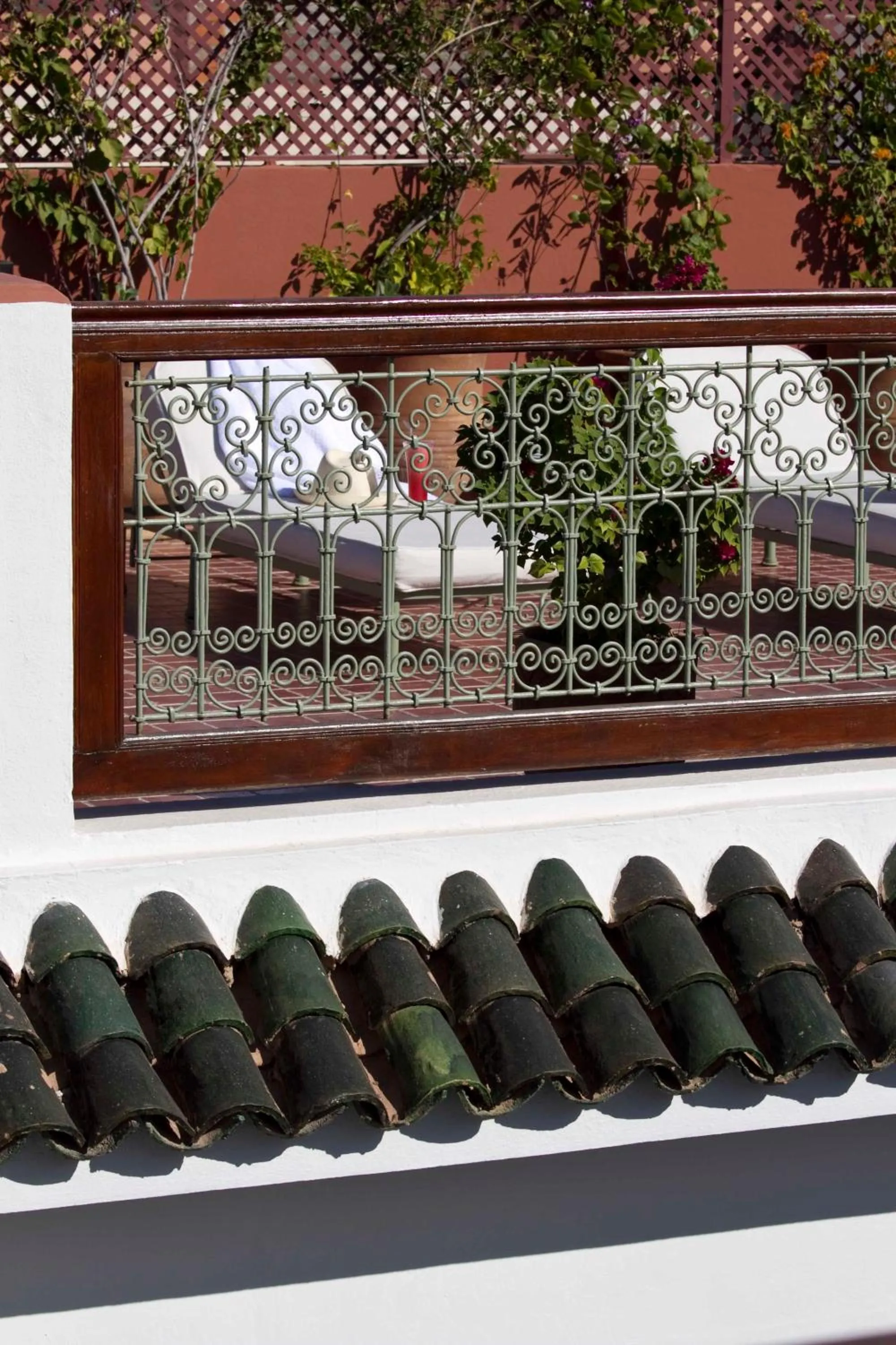 Balcony/Terrace in Riad Les Bougainvilliers