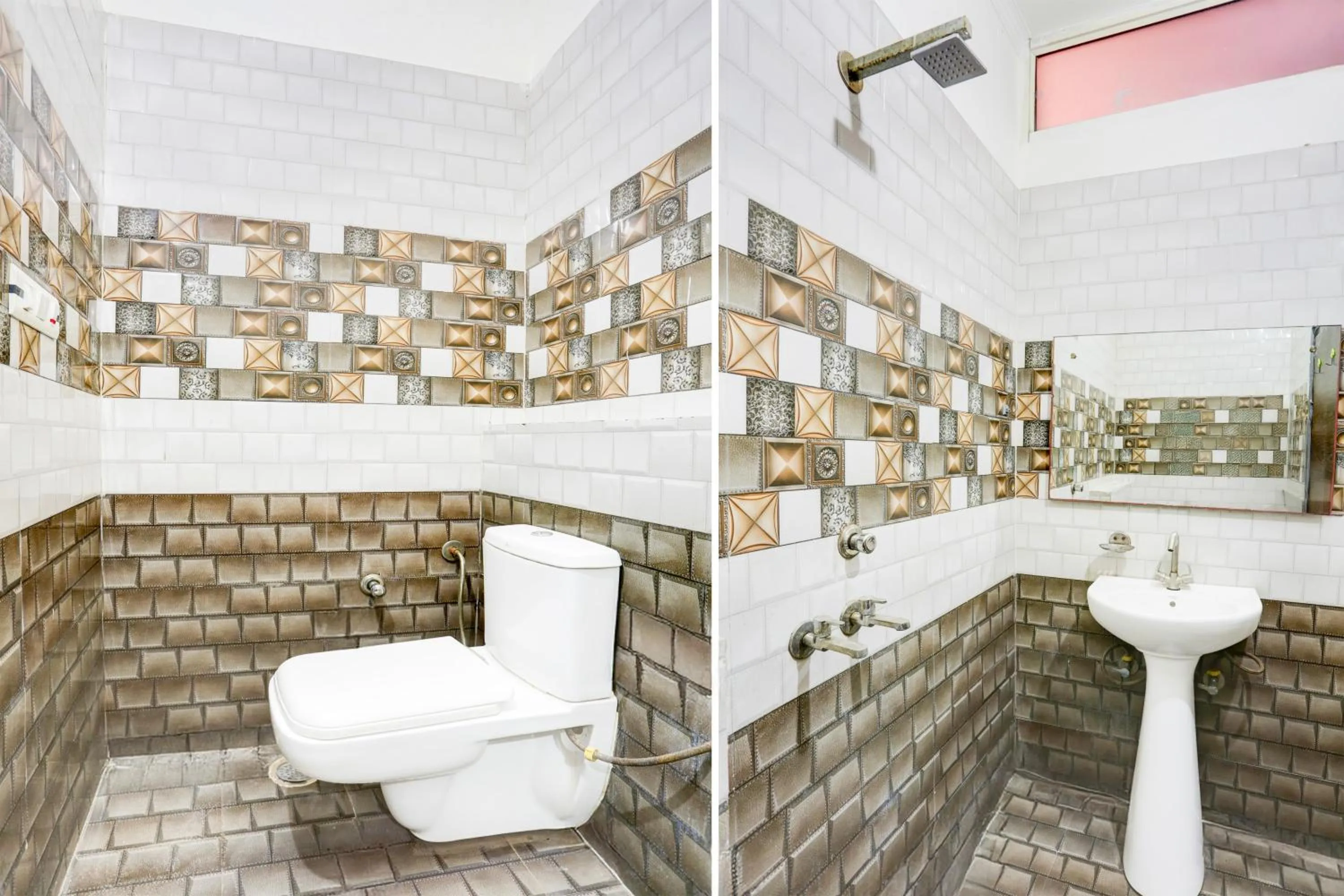 Bathroom in Hotel O by OYO Chandigarh Highway Near Prabhat Road
