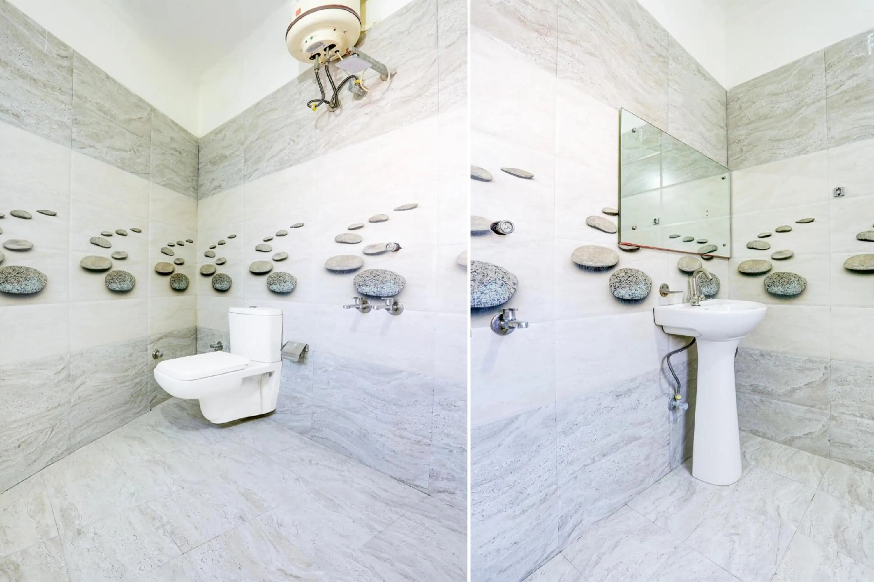 Bathroom in Hotel O by OYO Chandigarh Highway Near Prabhat Road