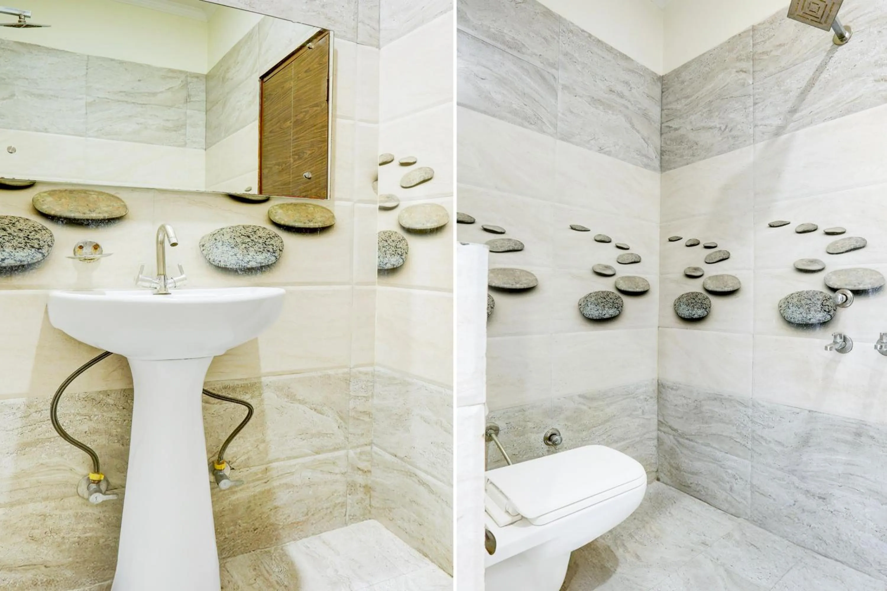 Bathroom in Hotel O by OYO Chandigarh Highway Near Prabhat Road