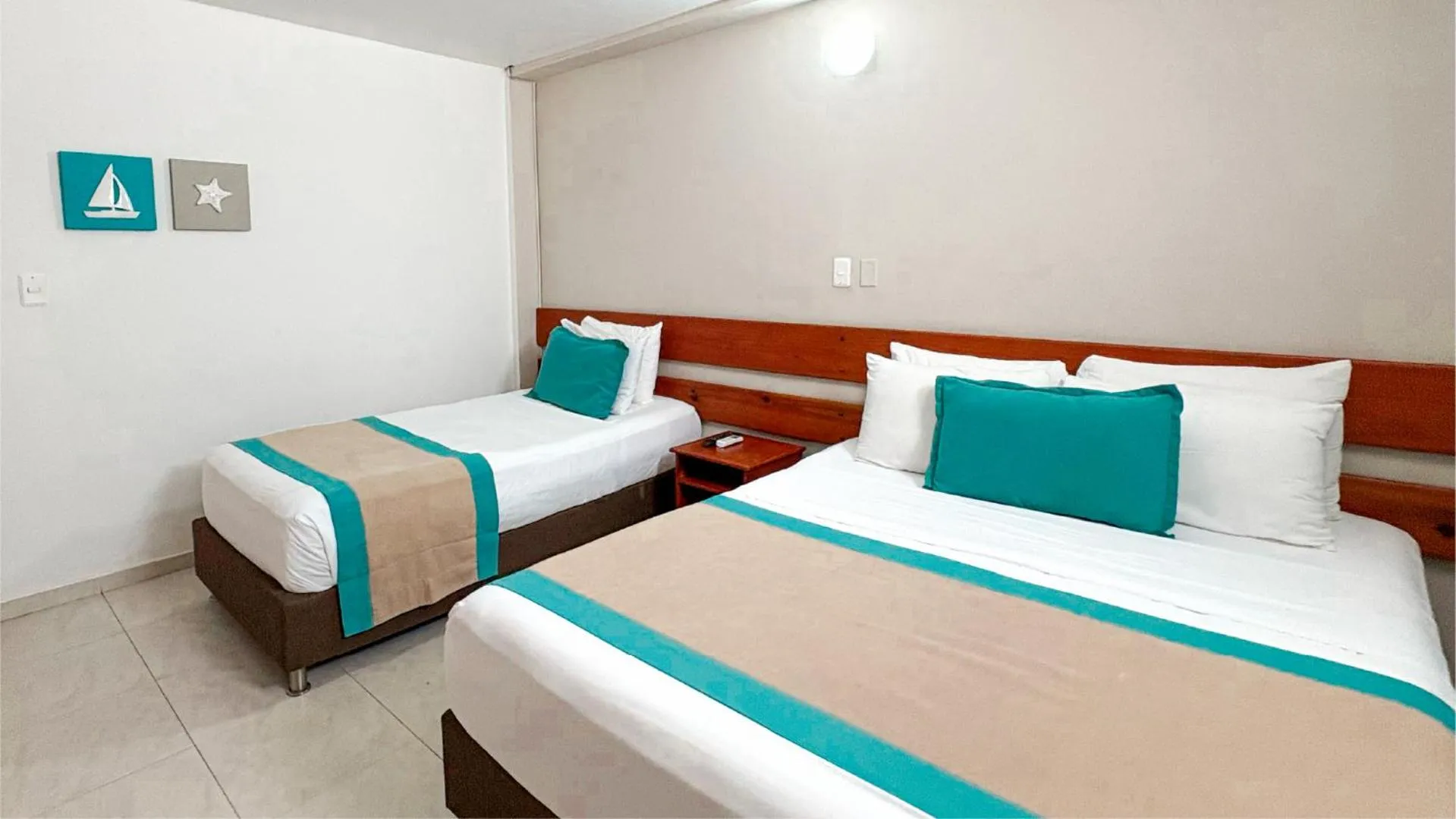 Bed in Hotel Portobelo beach