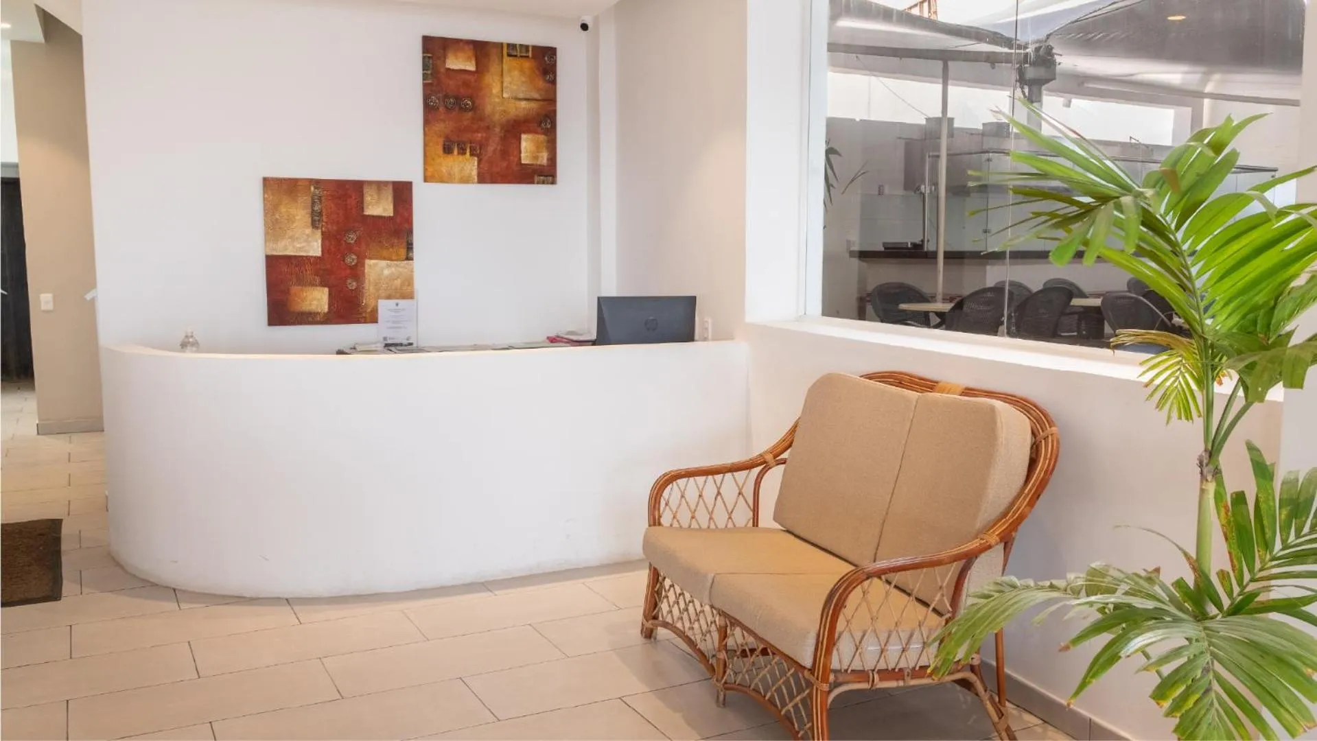 Living room in Hotel Portobelo beach