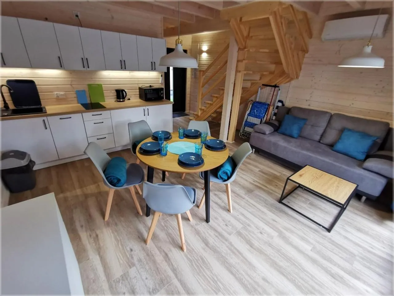 Kitchen or kitchenette in Ośrodek Wypoczynkowy Merkury