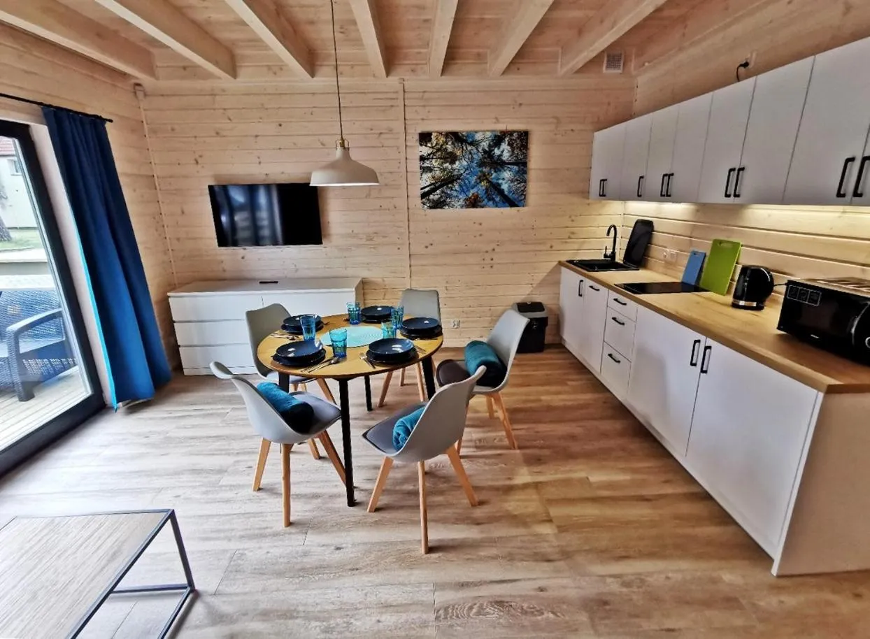 Kitchen or kitchenette in Ośrodek Wypoczynkowy Merkury