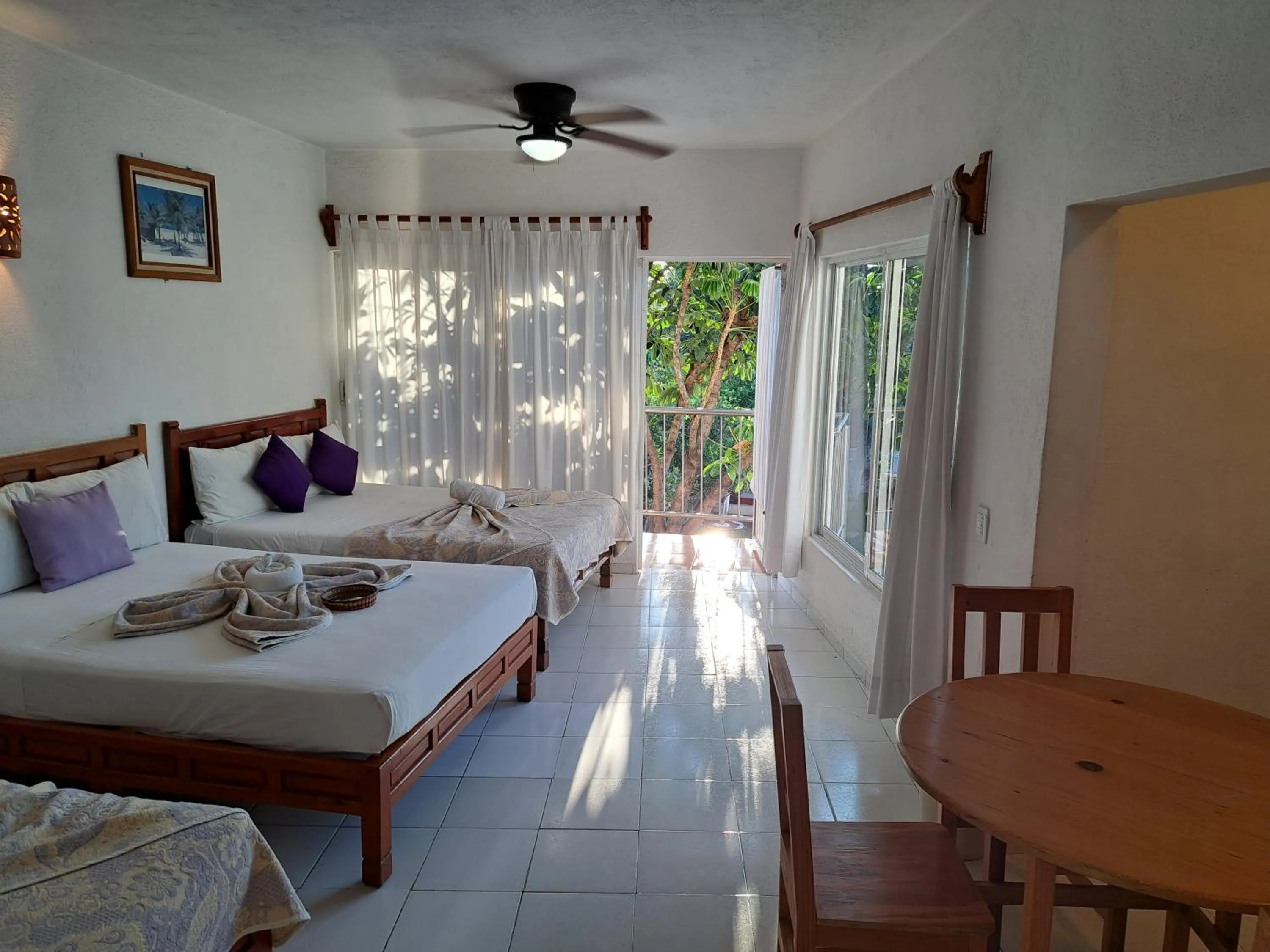 Bed in Hotel Quinta Paraiso