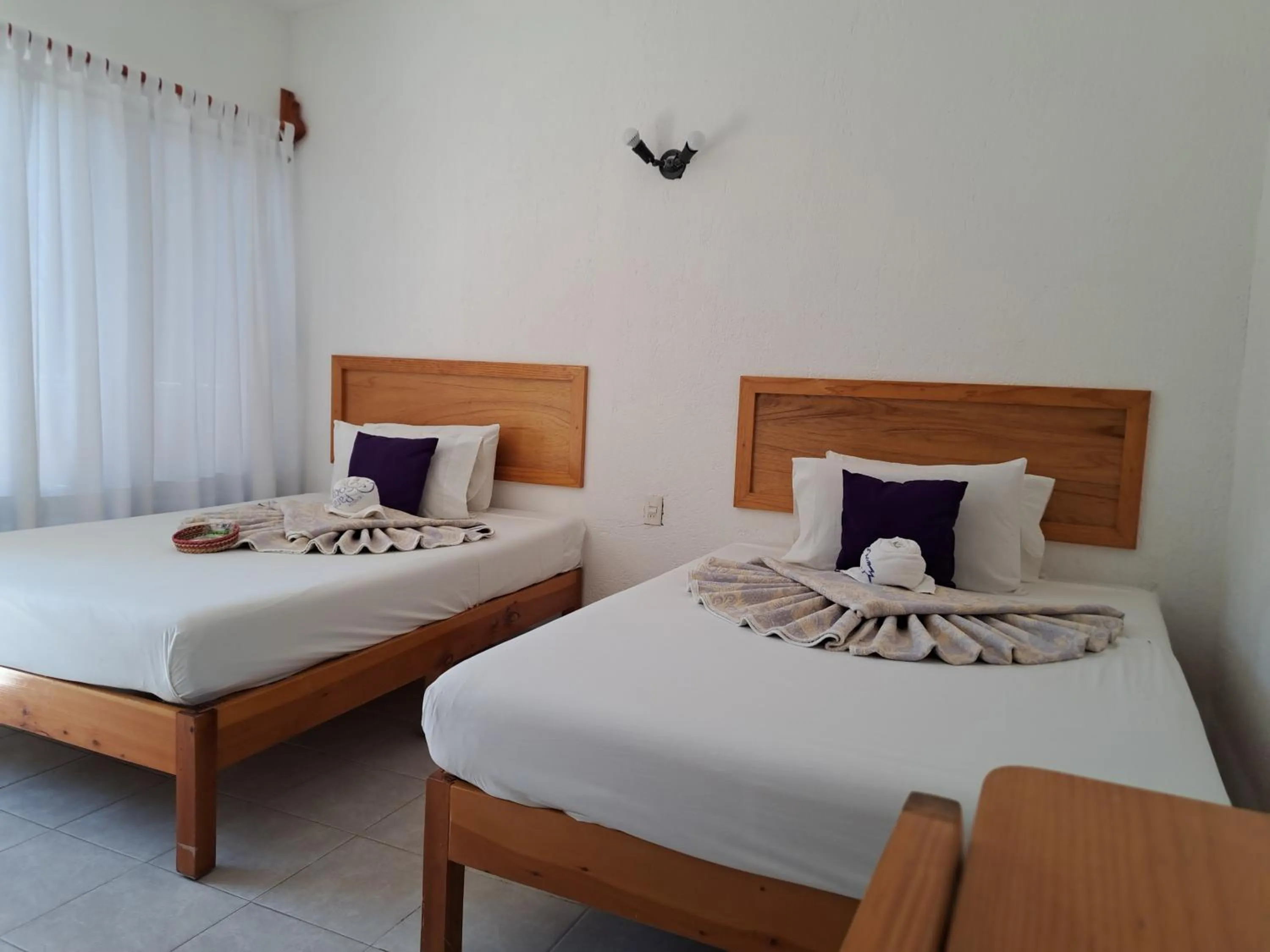 Bed in Hotel Quinta Paraiso