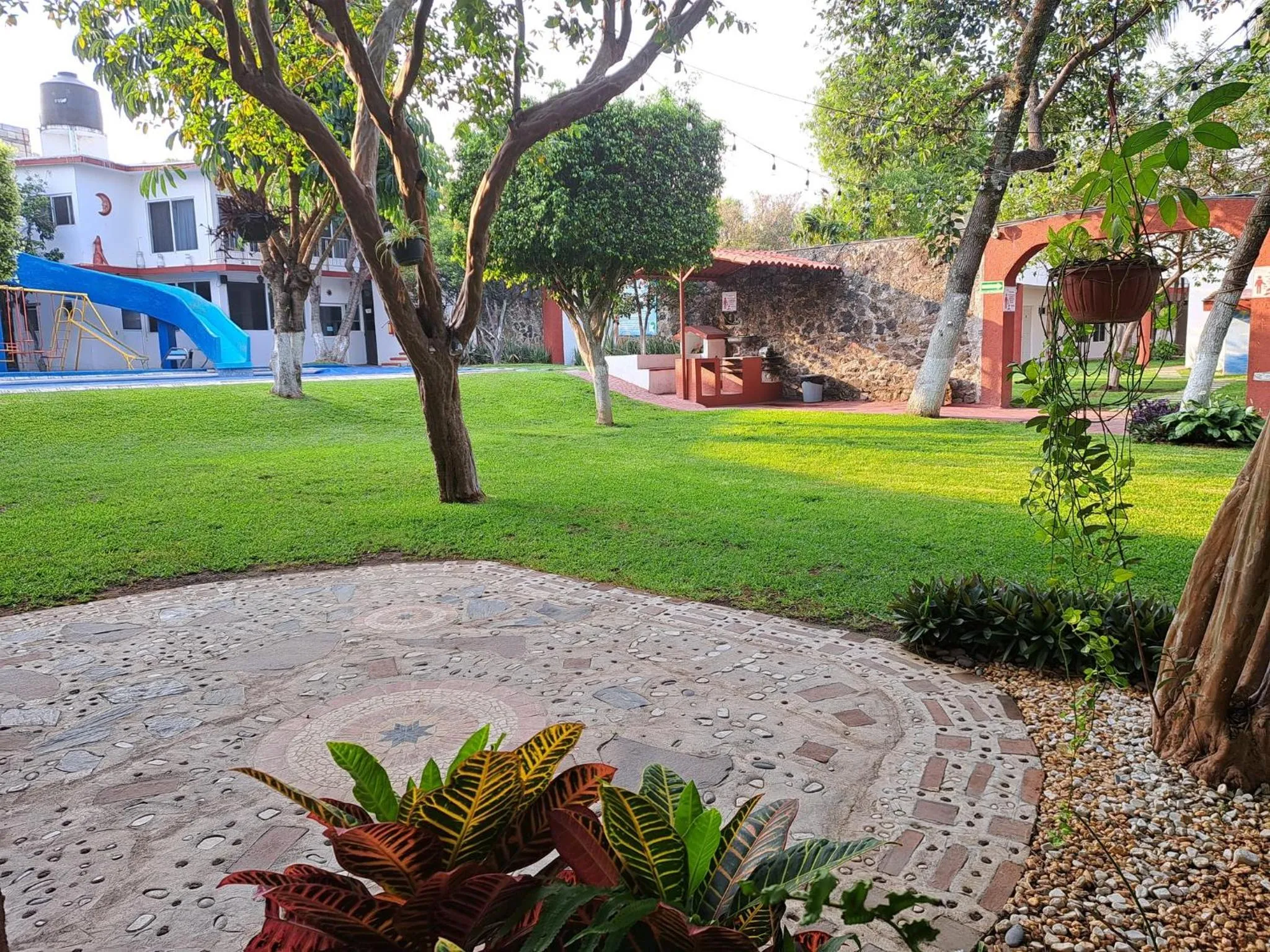 Garden view in Hotel Quinta Paraiso