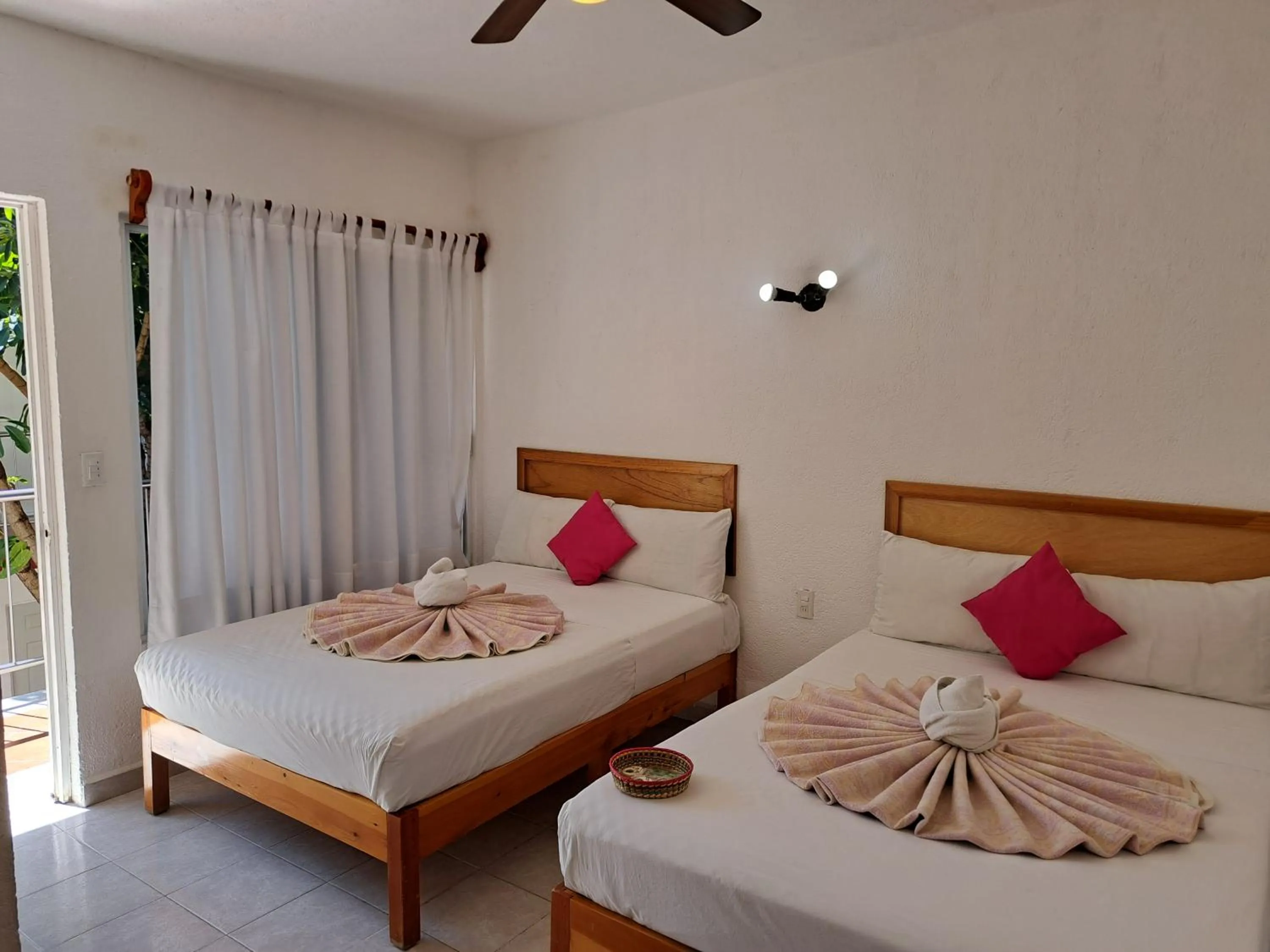 Bed in Hotel Quinta Paraiso