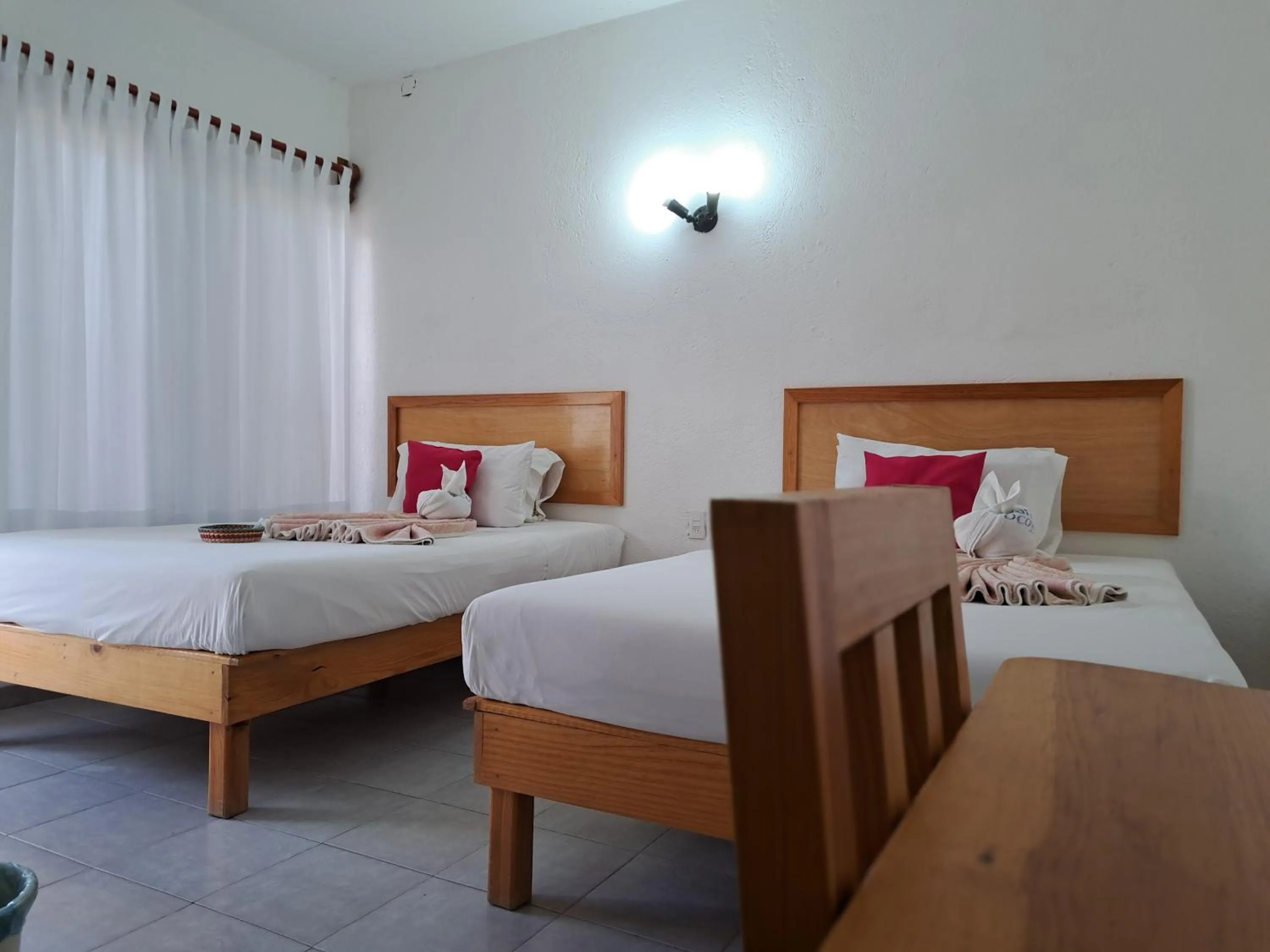 Bed in Hotel Quinta Paraiso