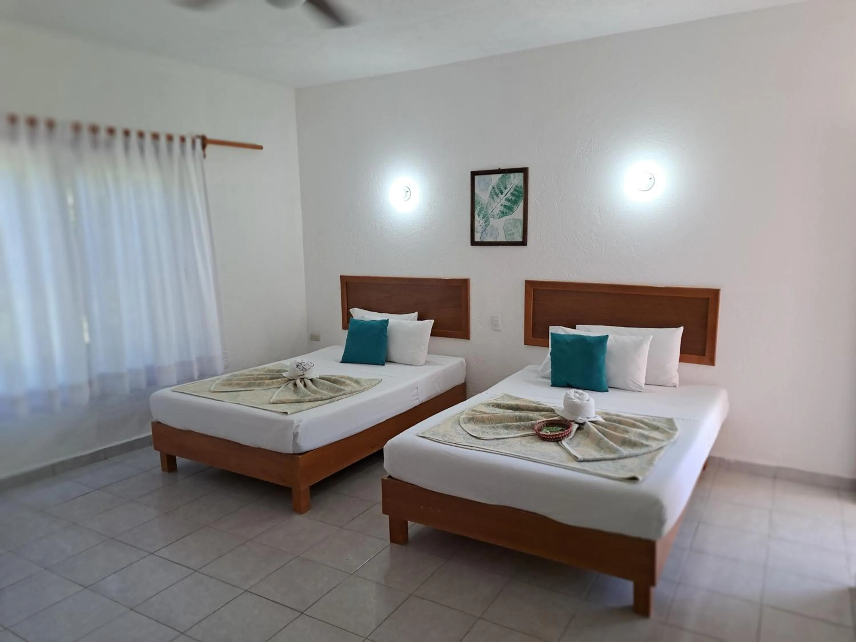 Bed in Hotel Quinta Paraiso