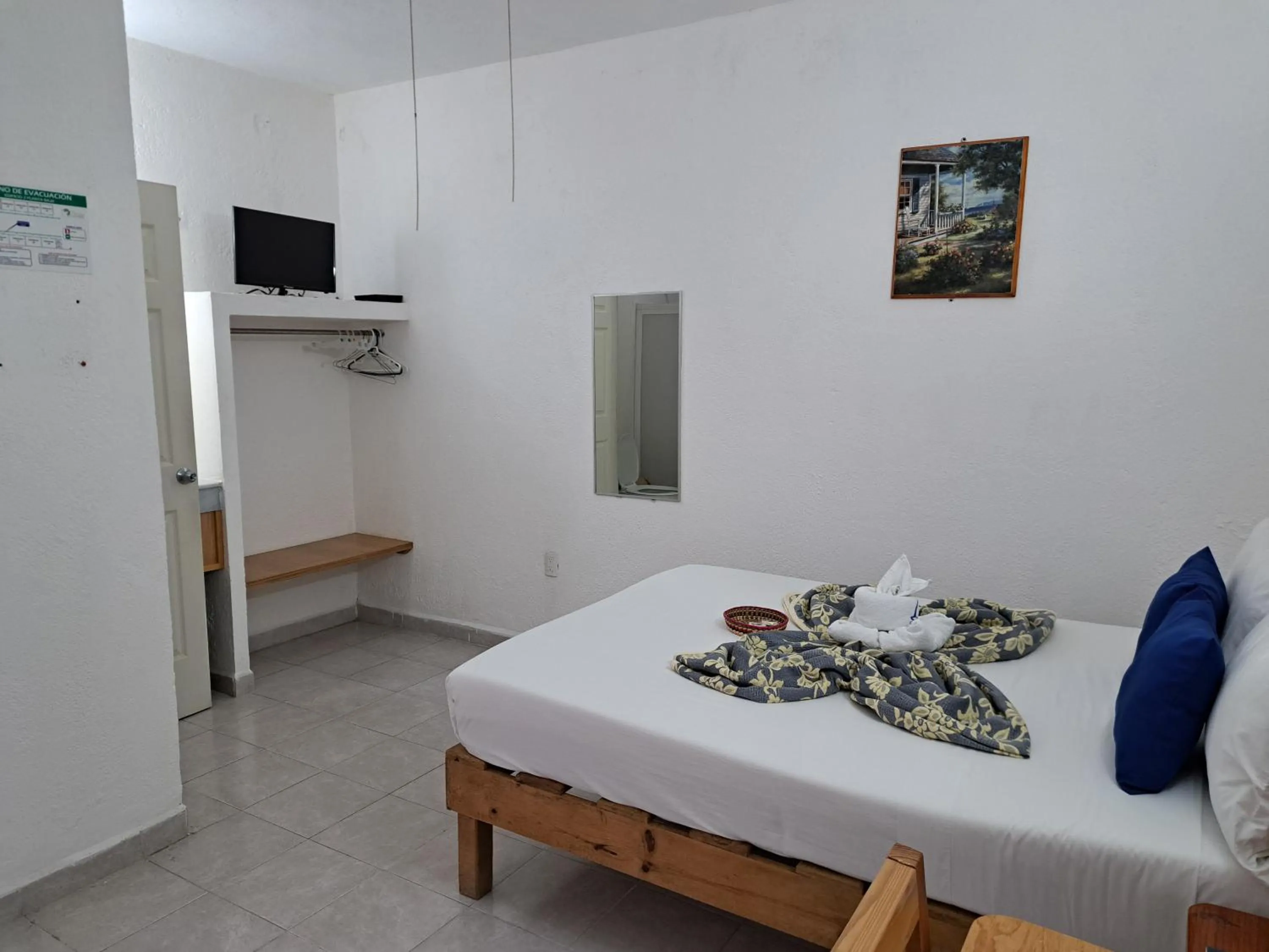 Bed in Hotel Quinta Paraiso