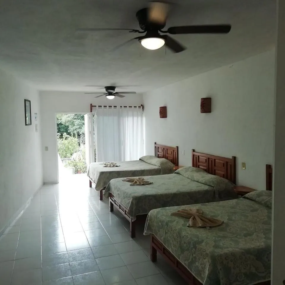 Bed in Hotel Quinta Paraiso