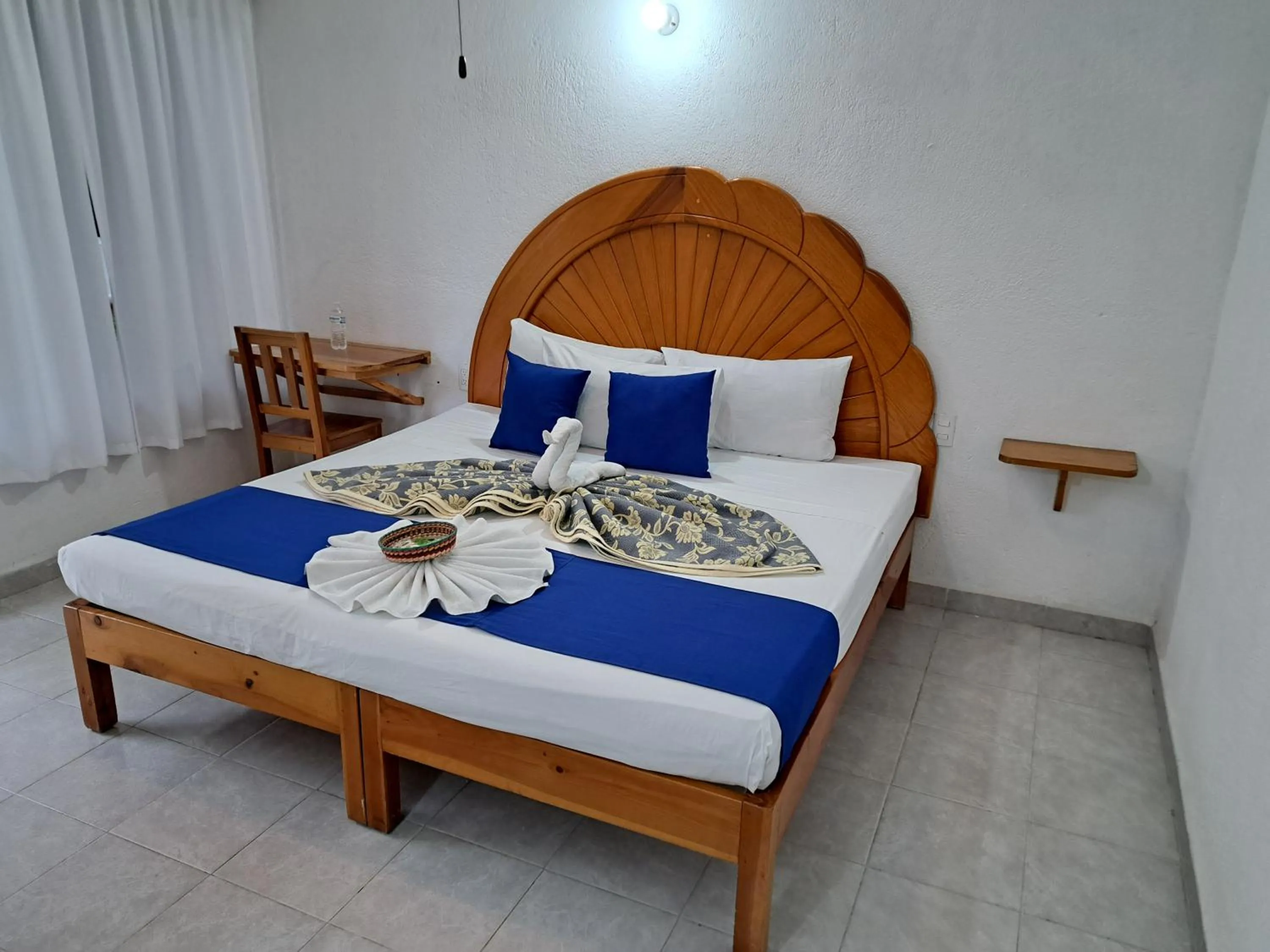 Bed in Hotel Quinta Paraiso