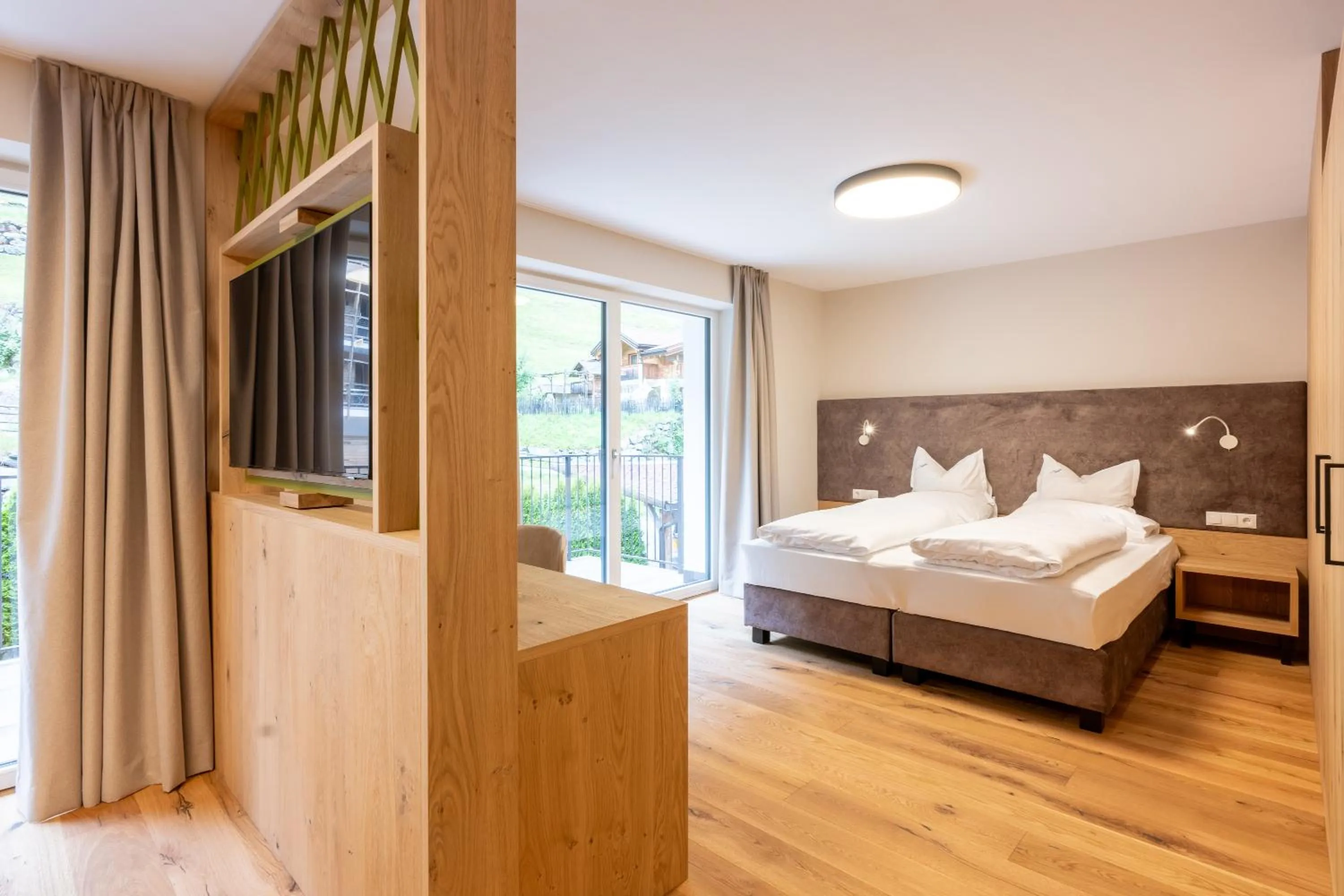 Bedroom, Bed in Hotel Bergblick