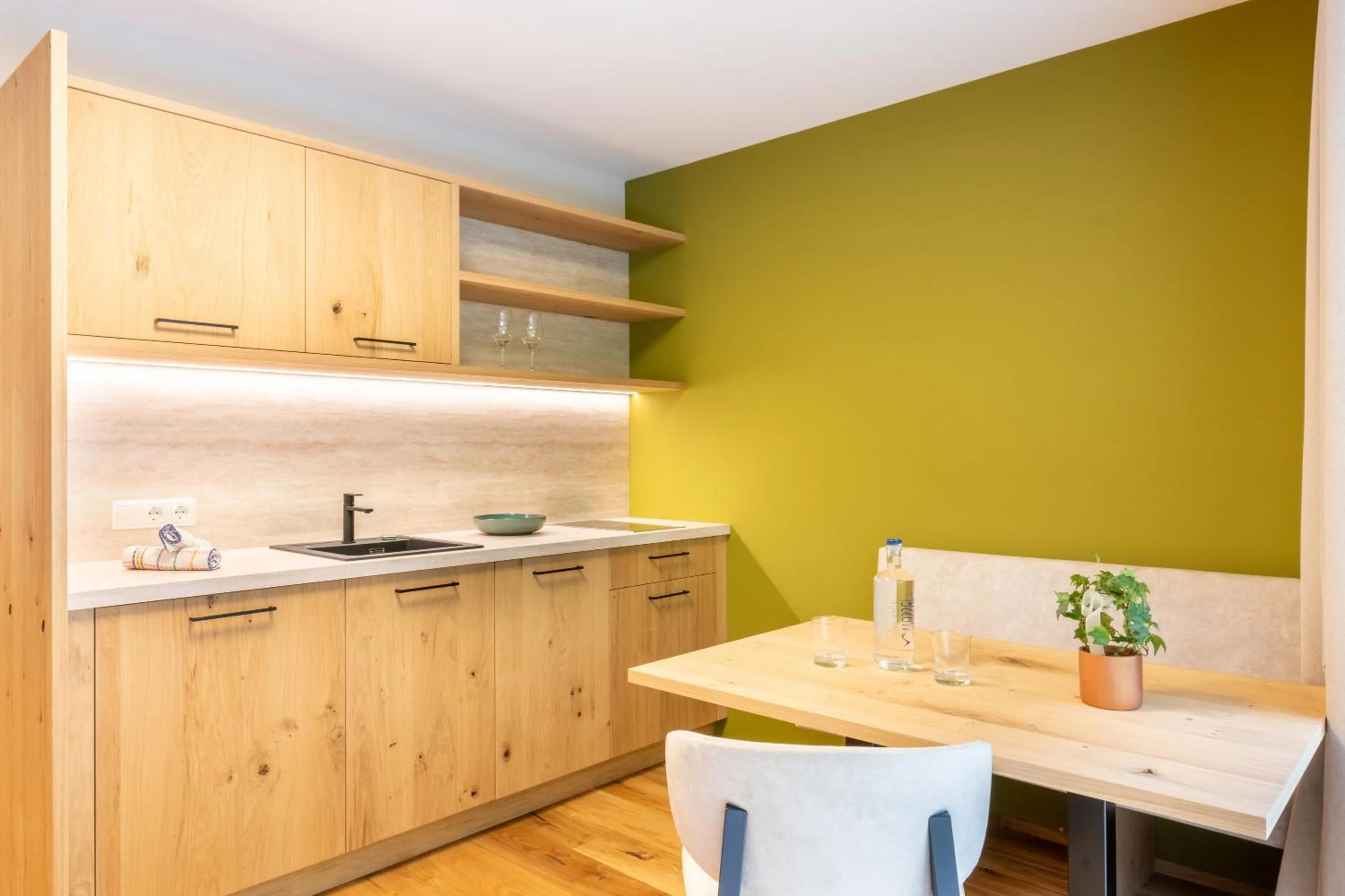 kitchen in Hotel Bergblick