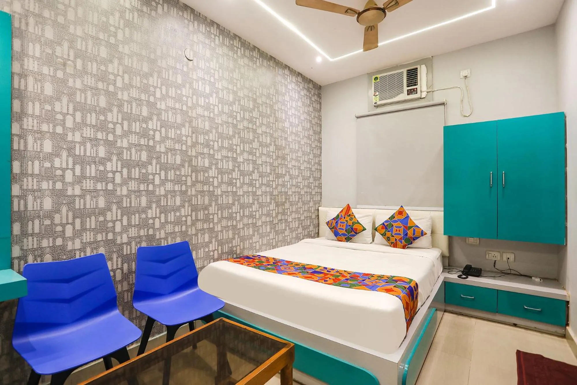 Bed in FabHotel Greenstar Inn - Bhubaneswar Airport