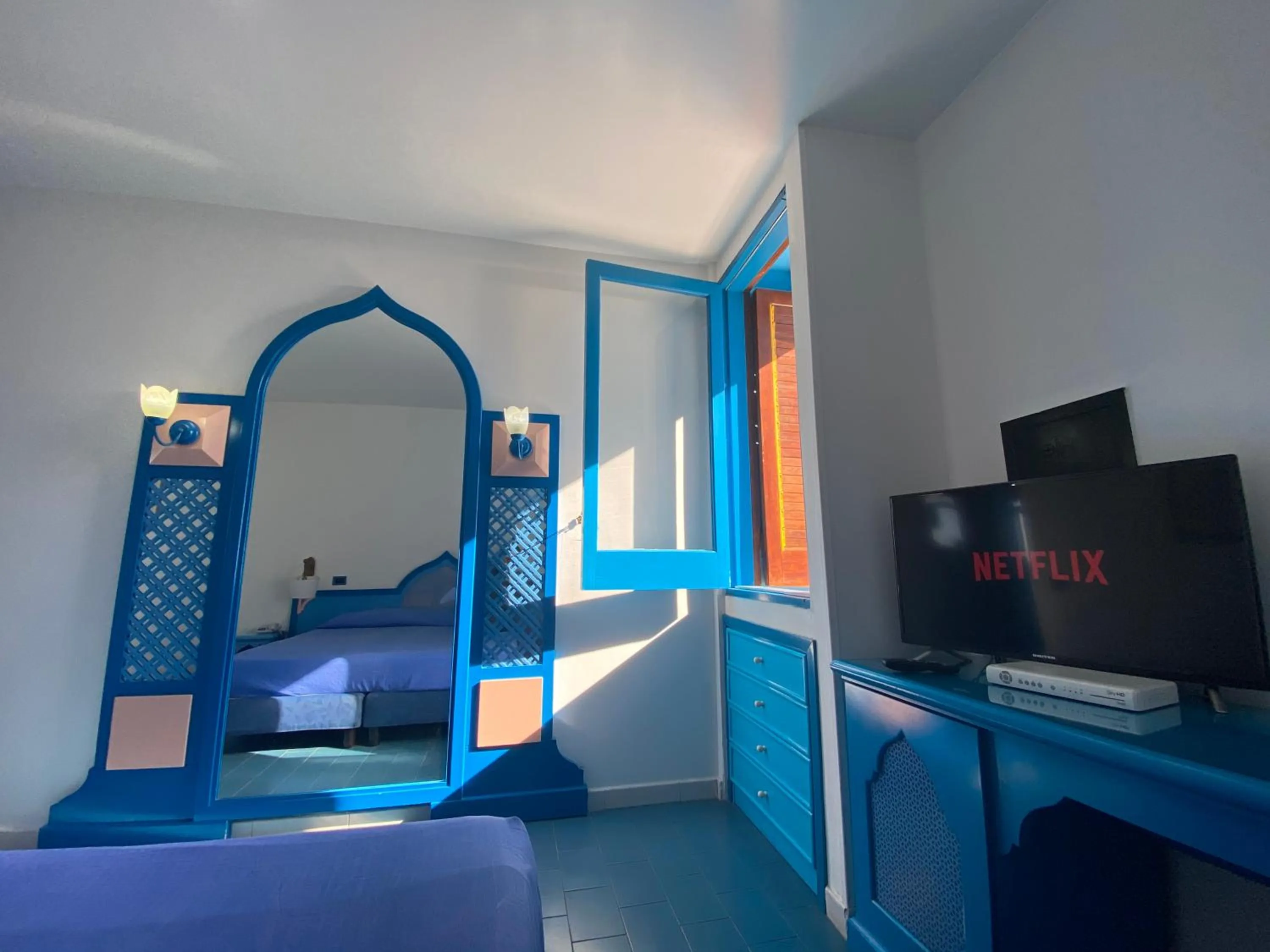 Bed in Hotel Guitgia Tommasino