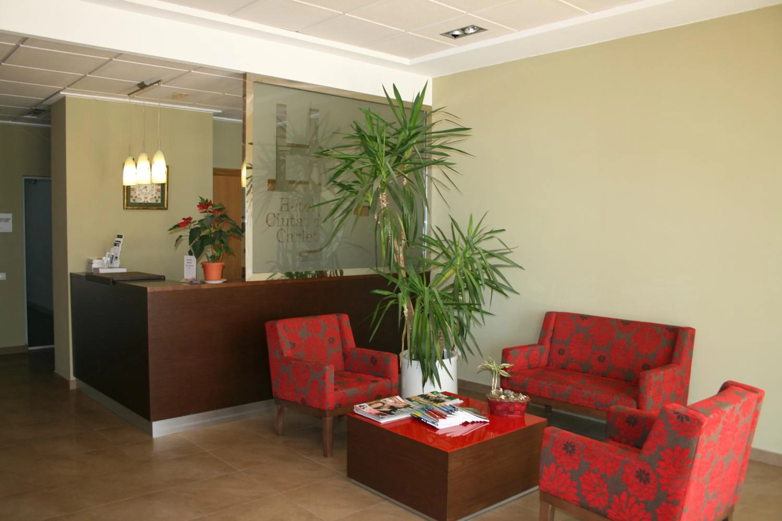 Lobby or reception in Hotel Ciutat de Carlet