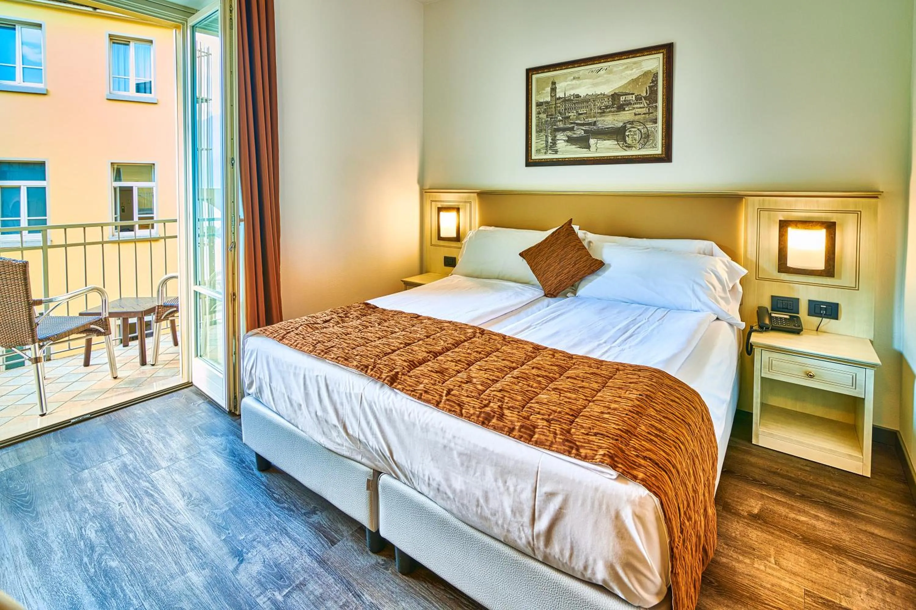 Bed in Hotel Sole Relax & Panorama