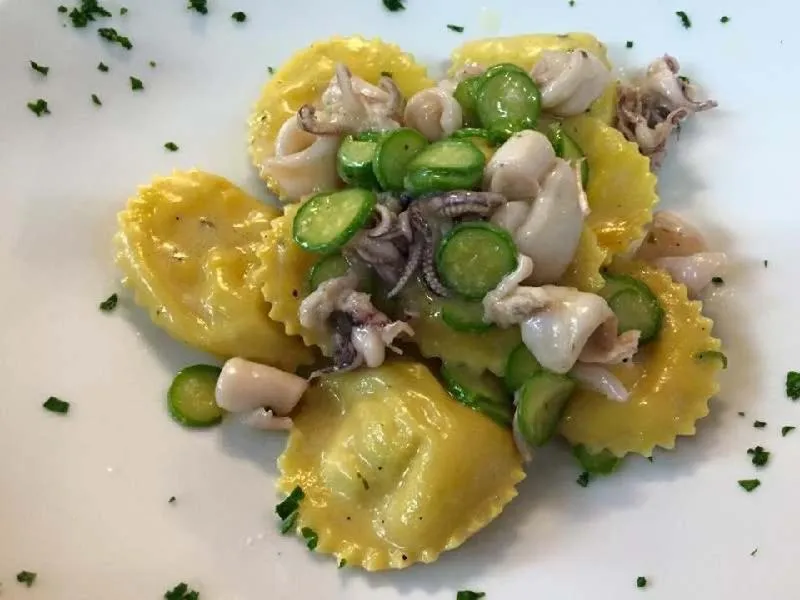 Food close-up in Villa Grazia