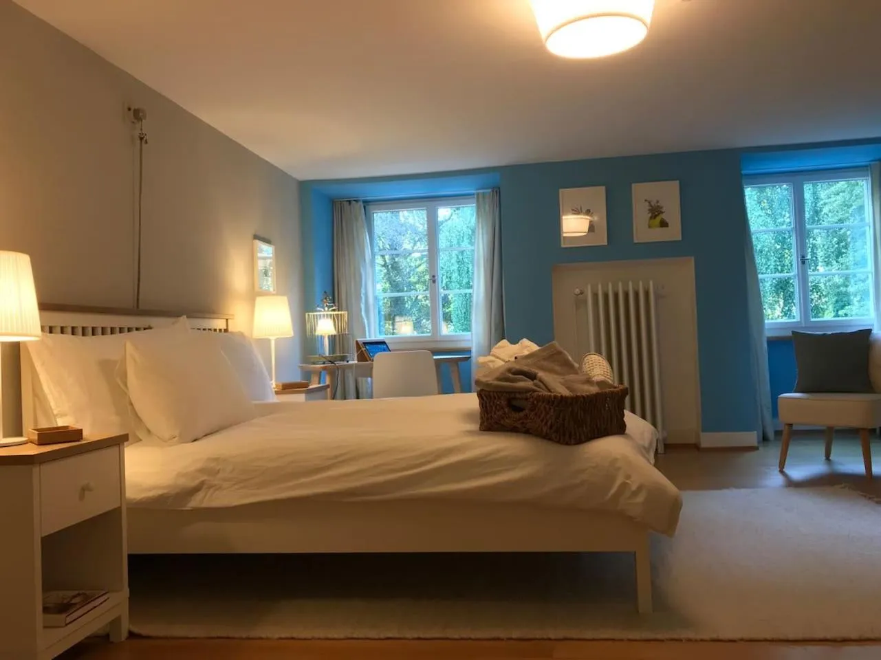 Bed in Villa Jakobsbrunnen