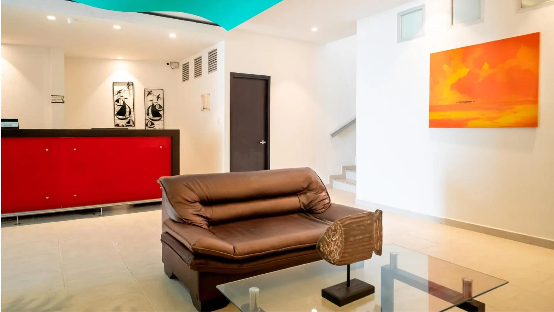 Lobby or reception in Hotel Portobelo boulevard