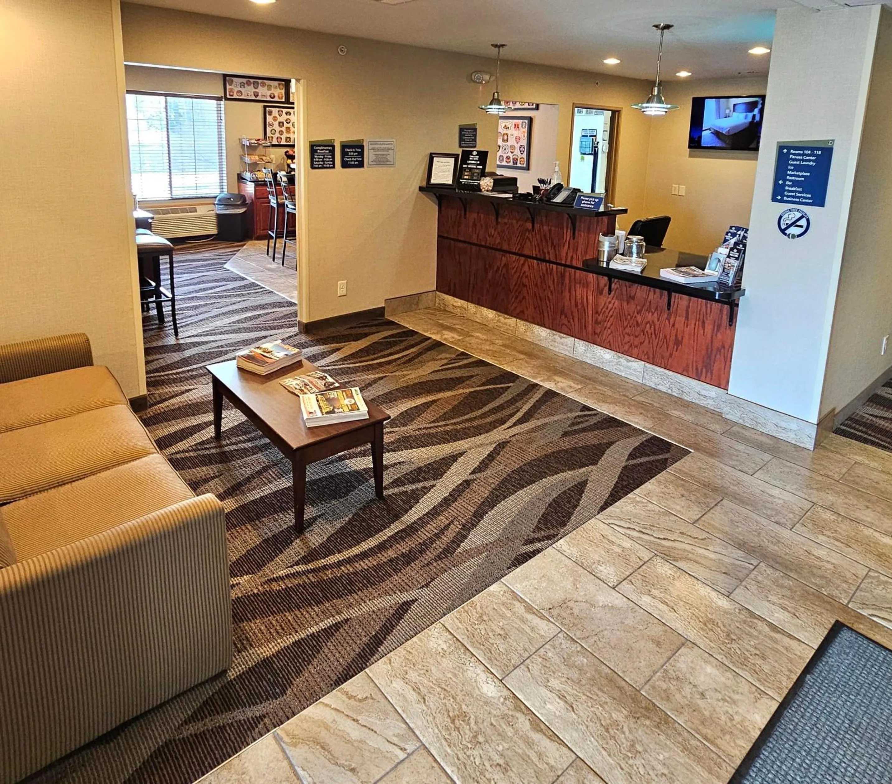 Lobby or reception in Cobblestone Inn & Suites - Clintonville