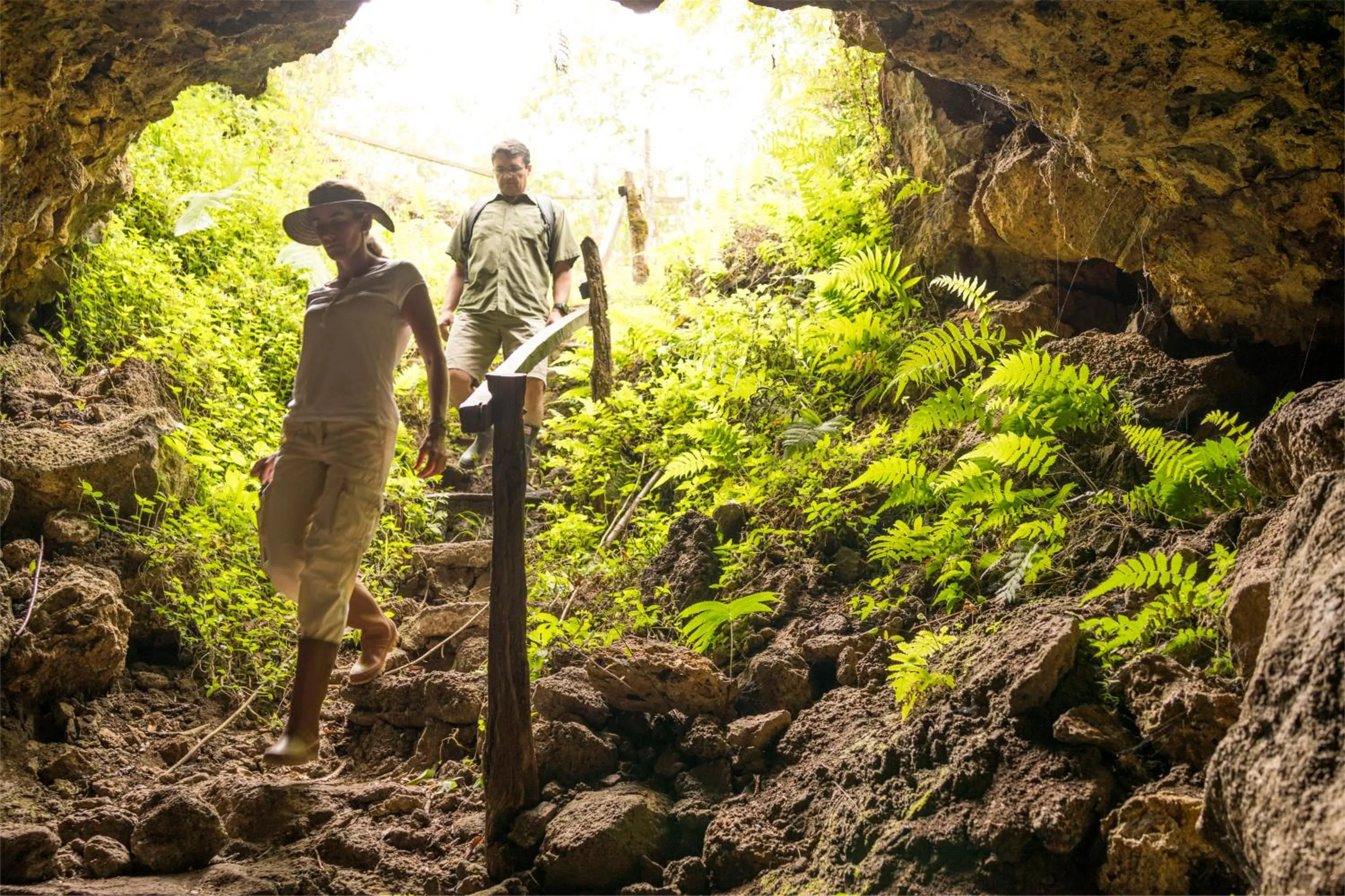 Hiking in Finch Bay Galapagos Hotel