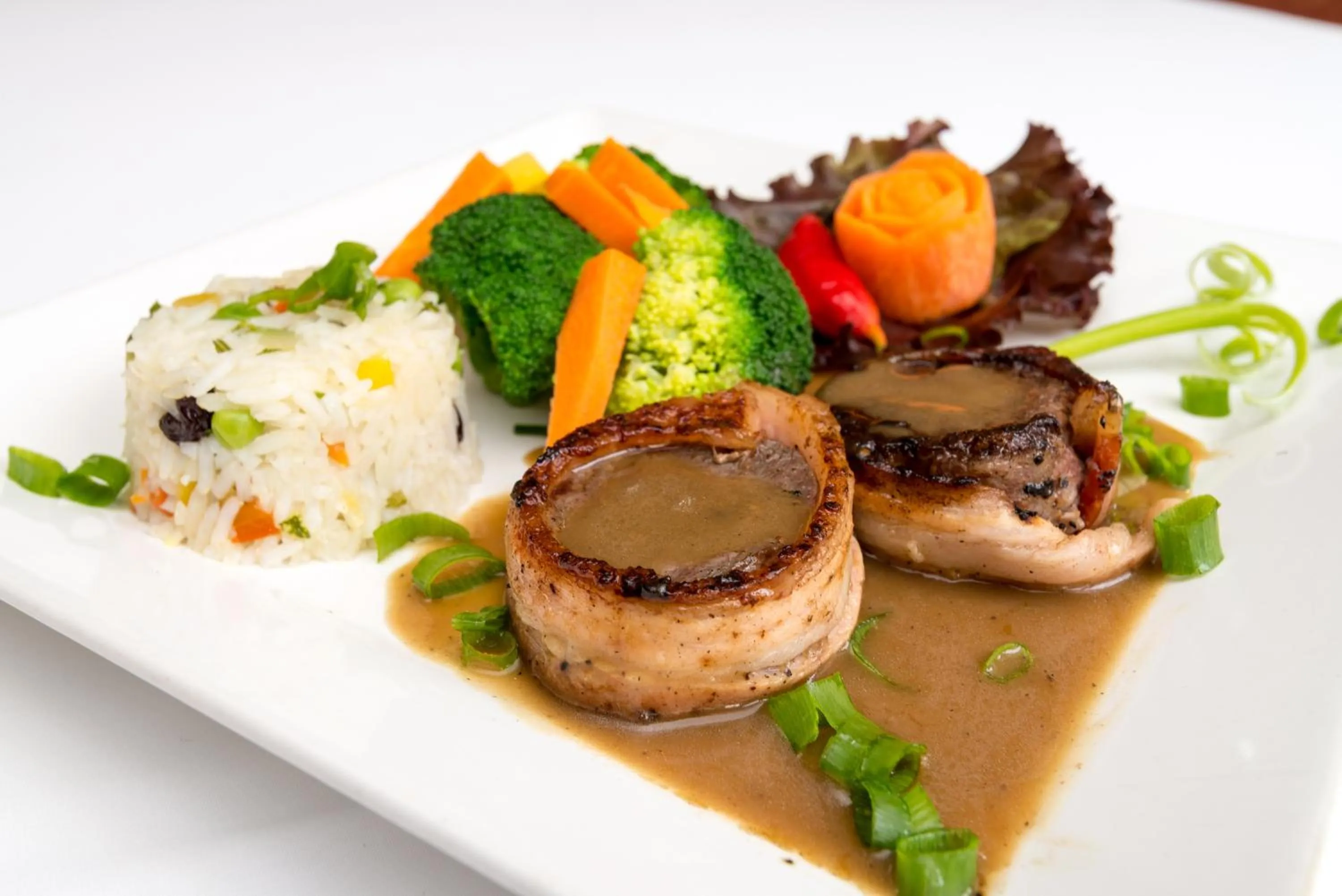 Food close-up in Hotel Guarany