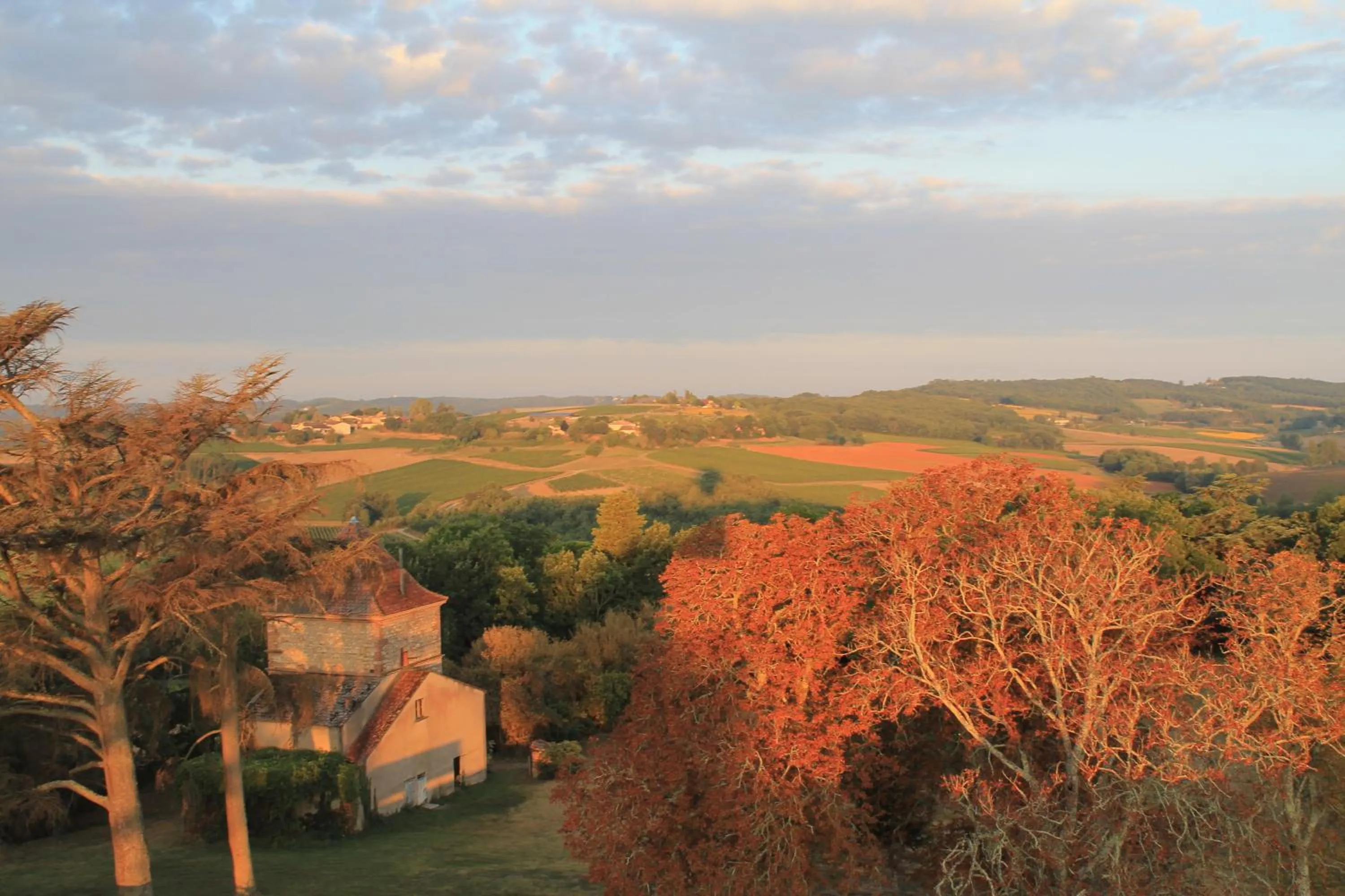 Garden view in Château de Tauzies, The Originals Relais