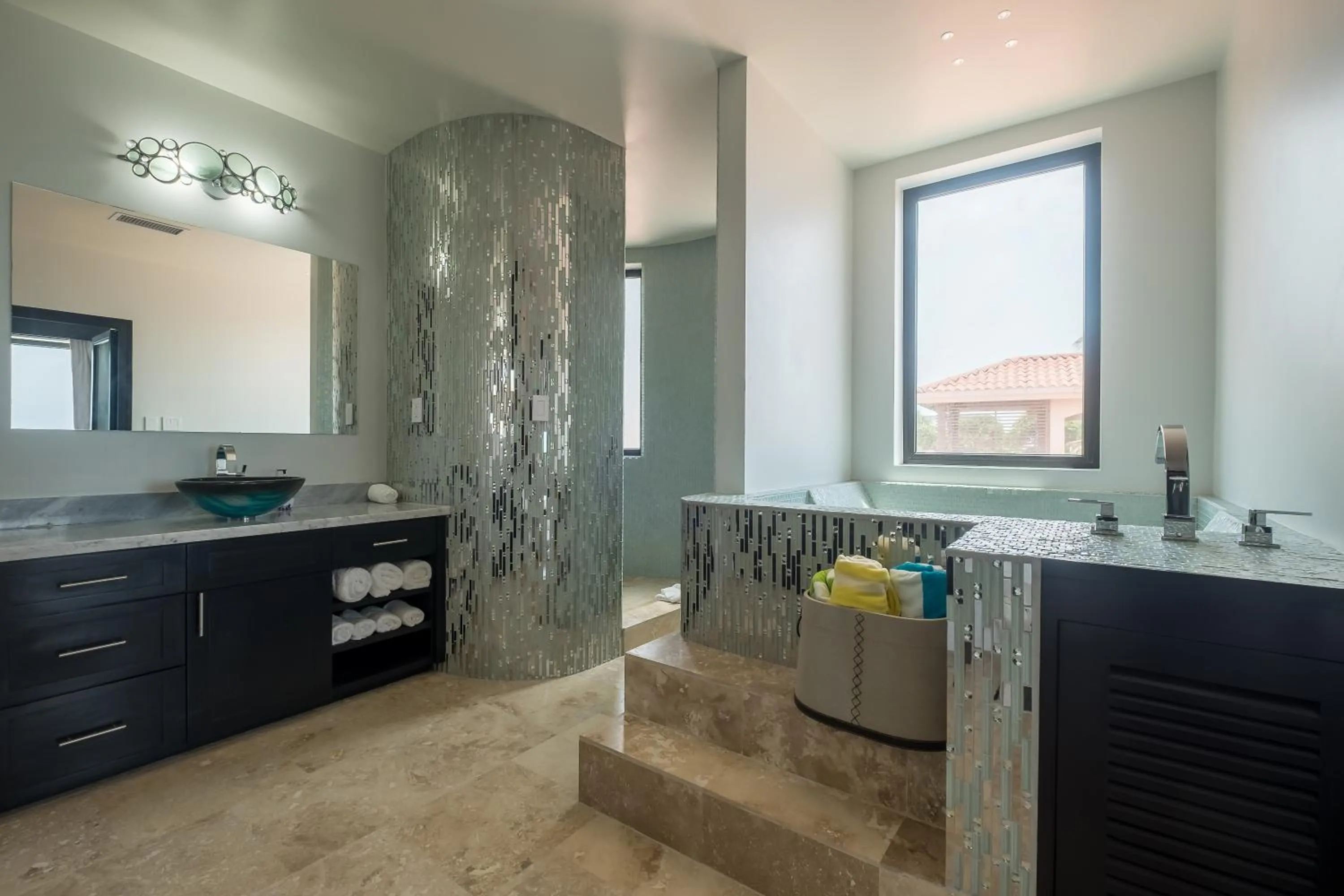 Bathroom in Diamante Beachfront Suites