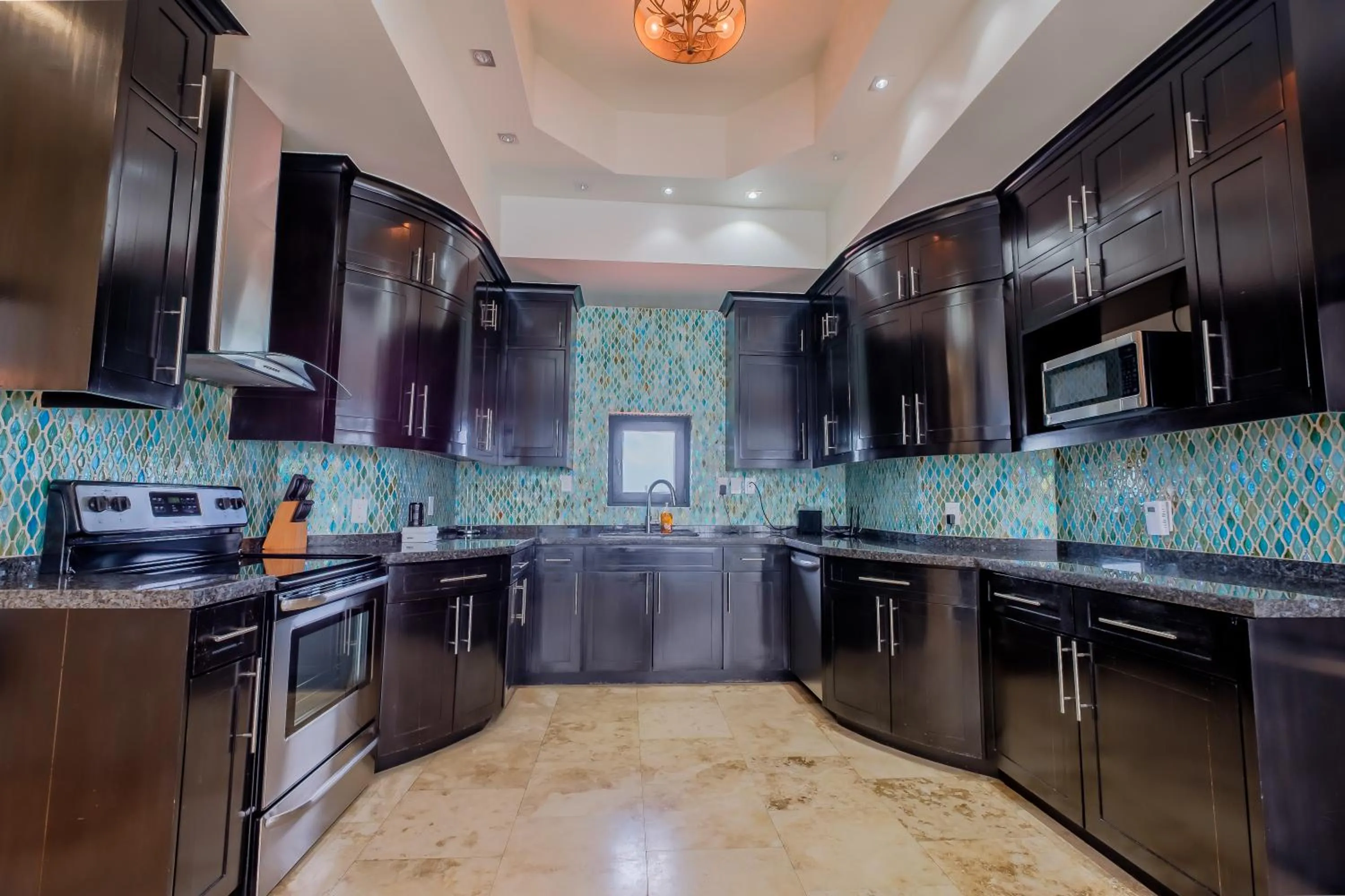 kitchen in Diamante Beachfront Suites
