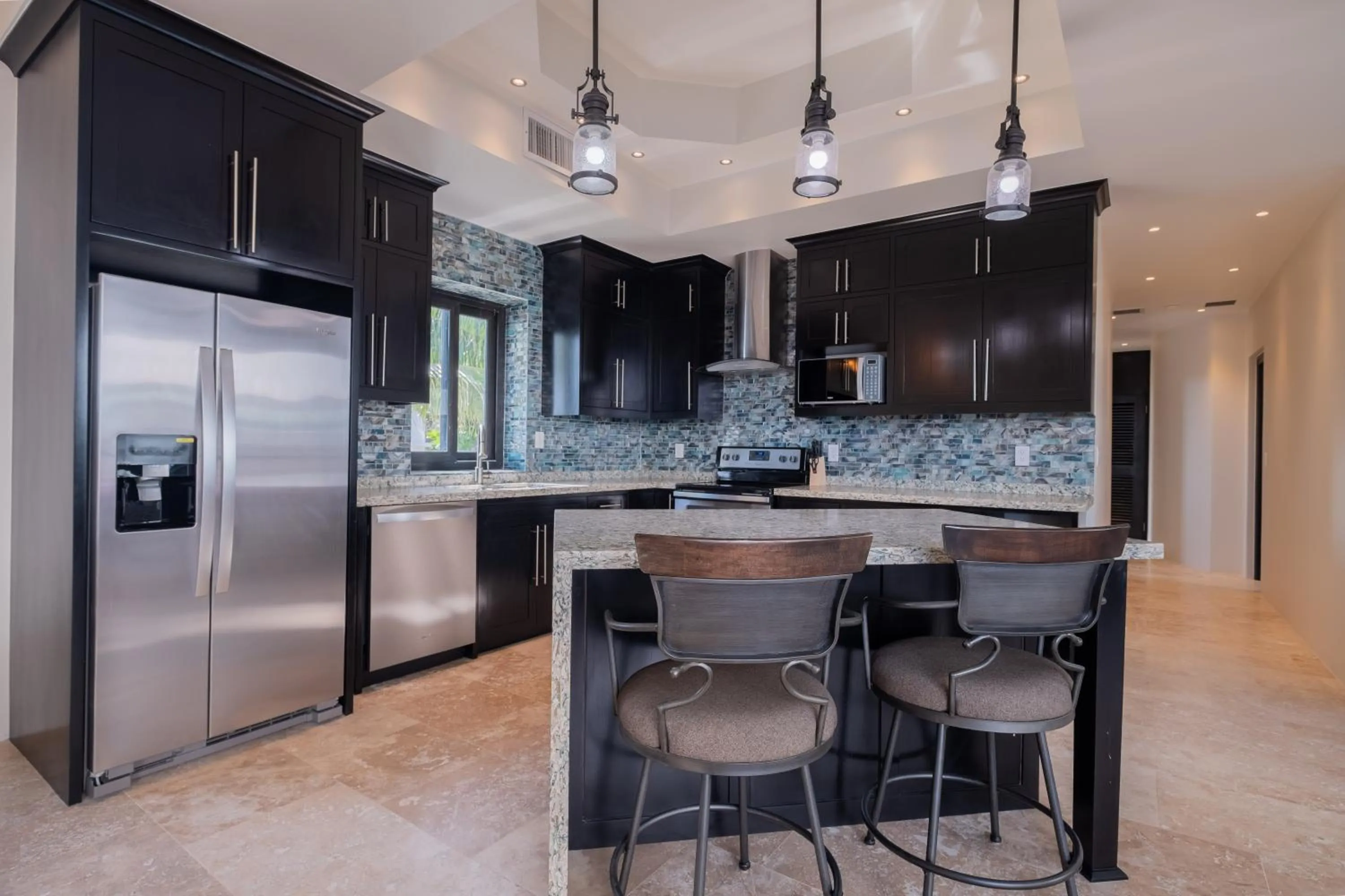 kitchen in Diamante Beachfront Suites