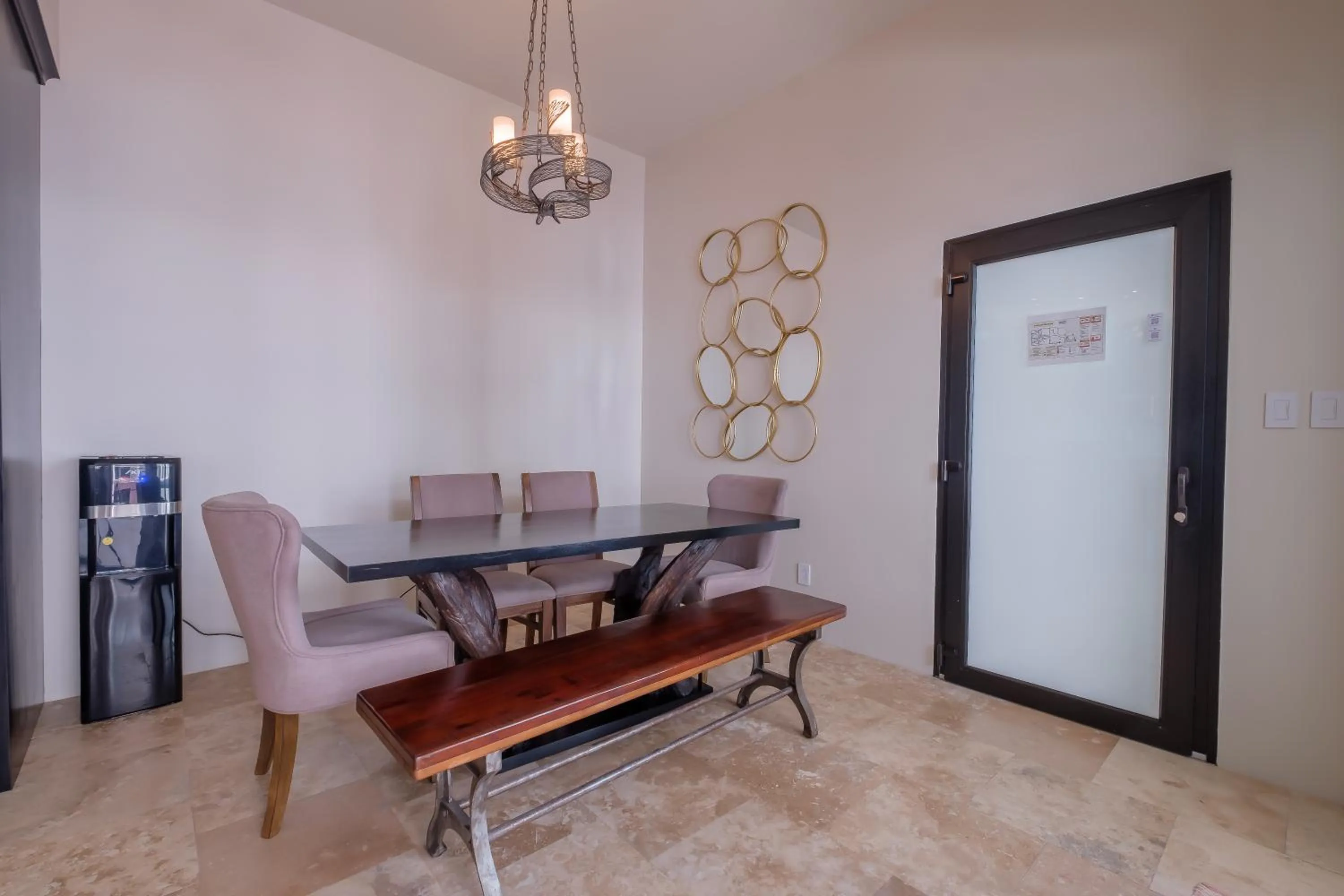 Dining area in Diamante Beachfront Suites