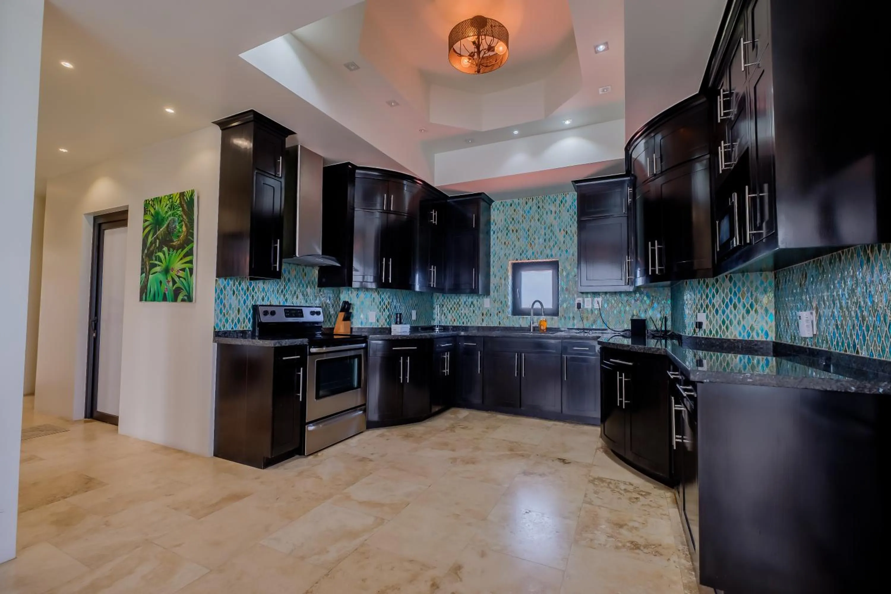 kitchen in Diamante Beachfront Suites