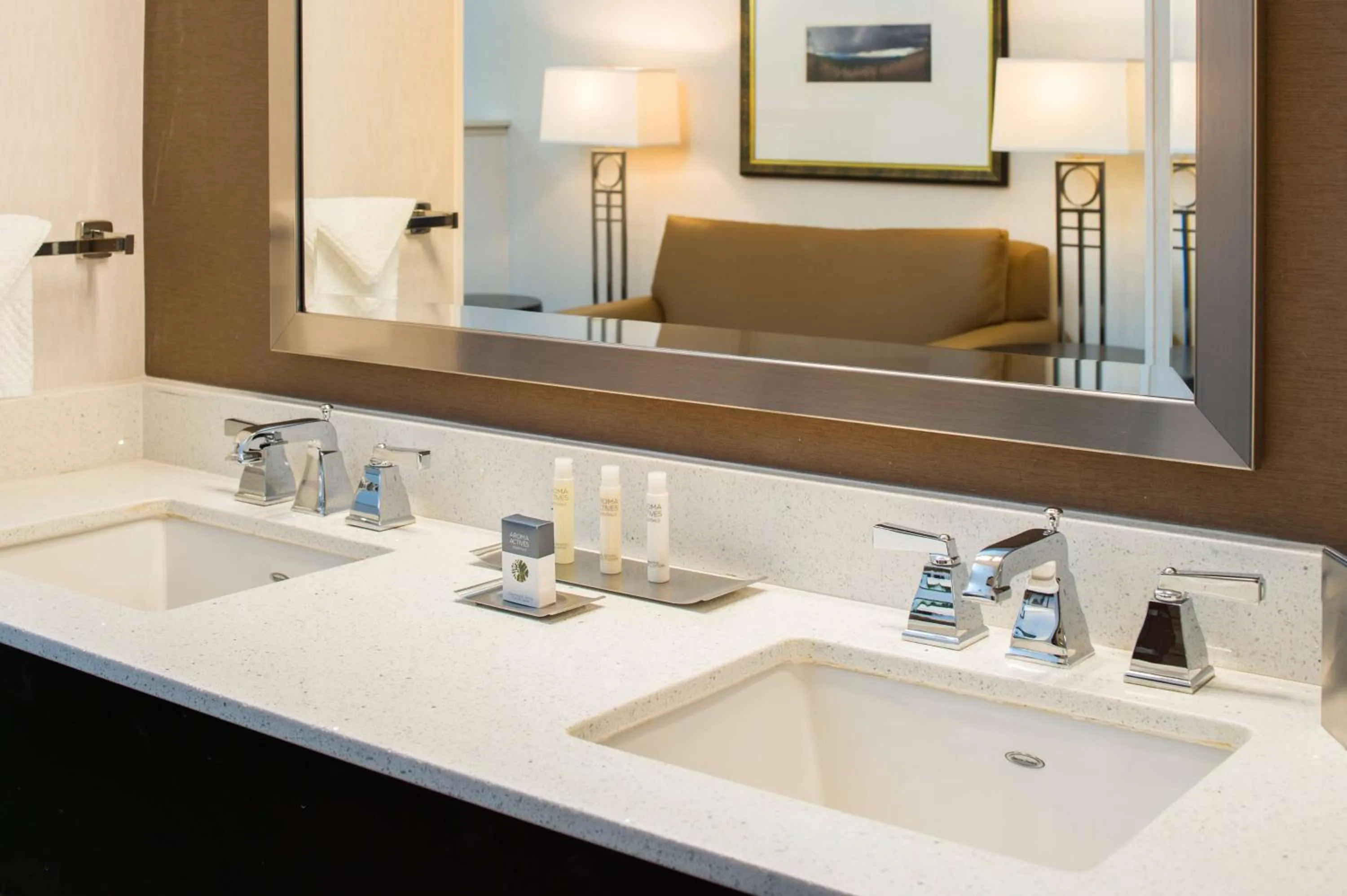 Living room in DoubleTree by Hilton Olympia