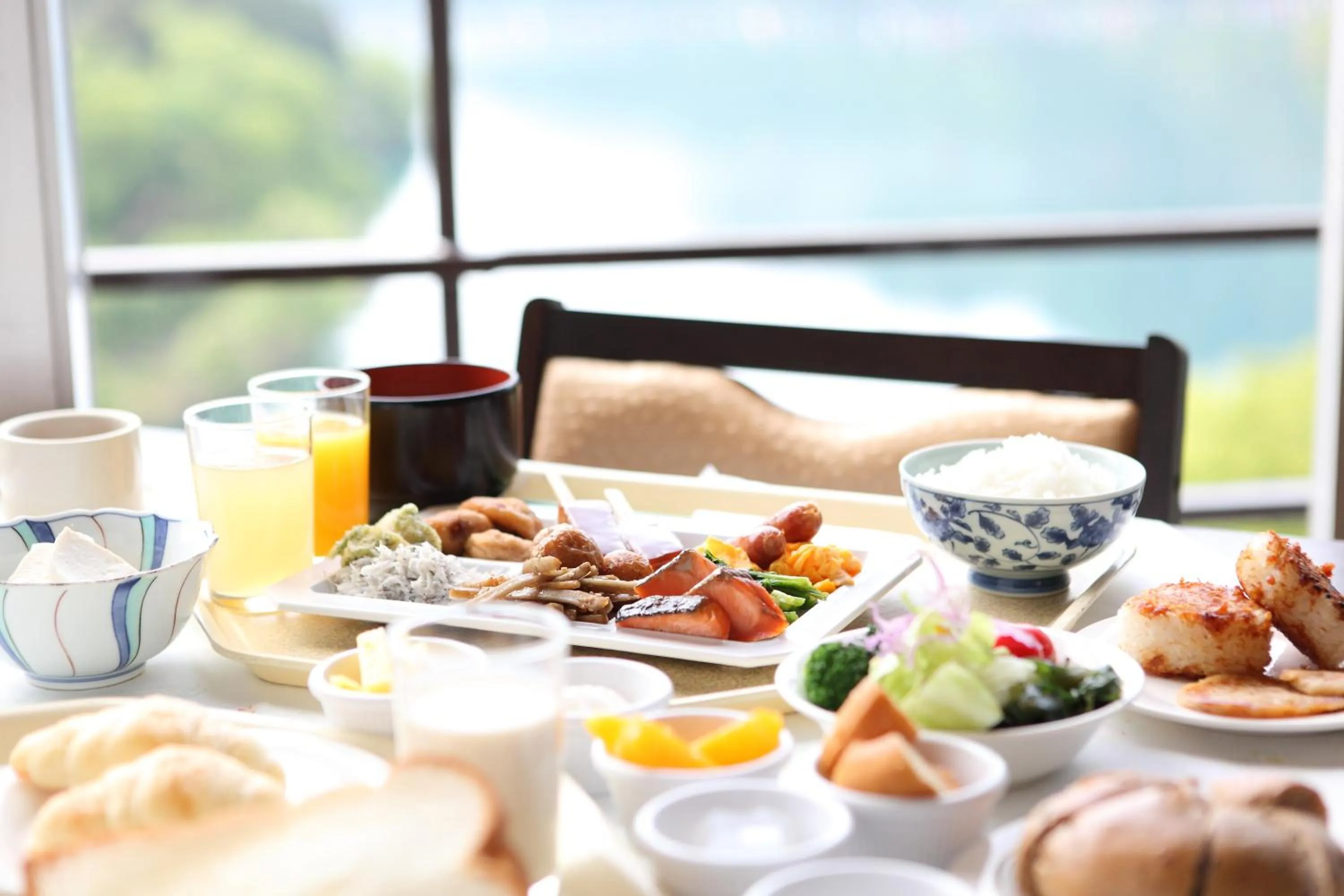 Buffet breakfast in Sarugakyo Hotel